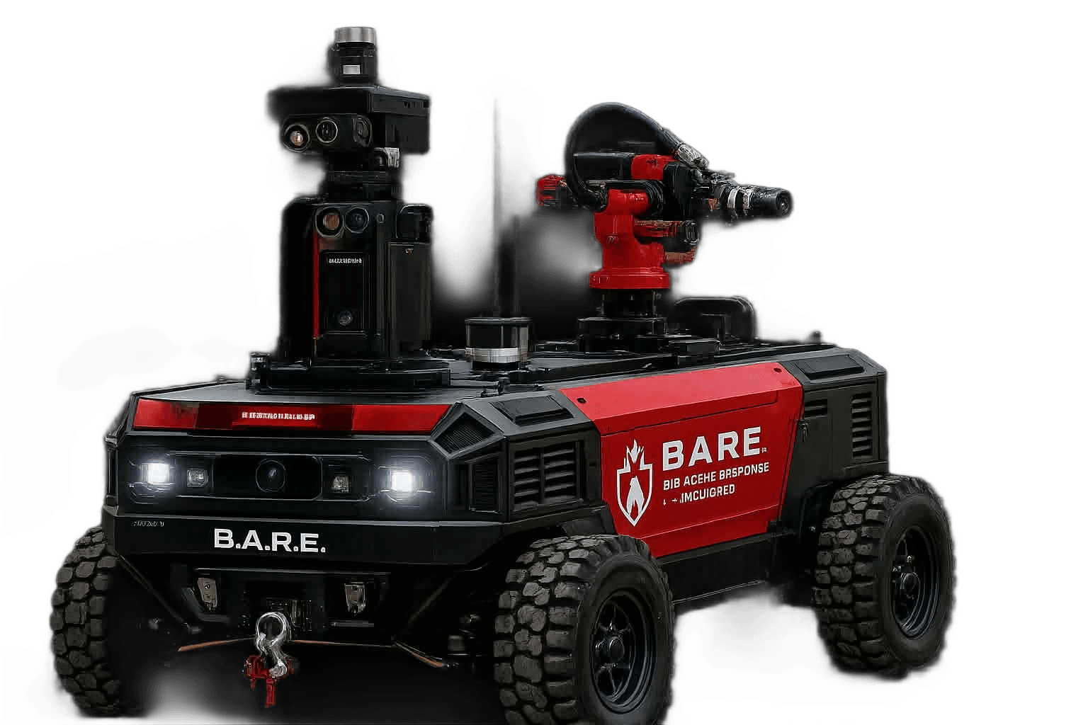 AI Background Removal for Fire Rescue Robot | BgRemovit
