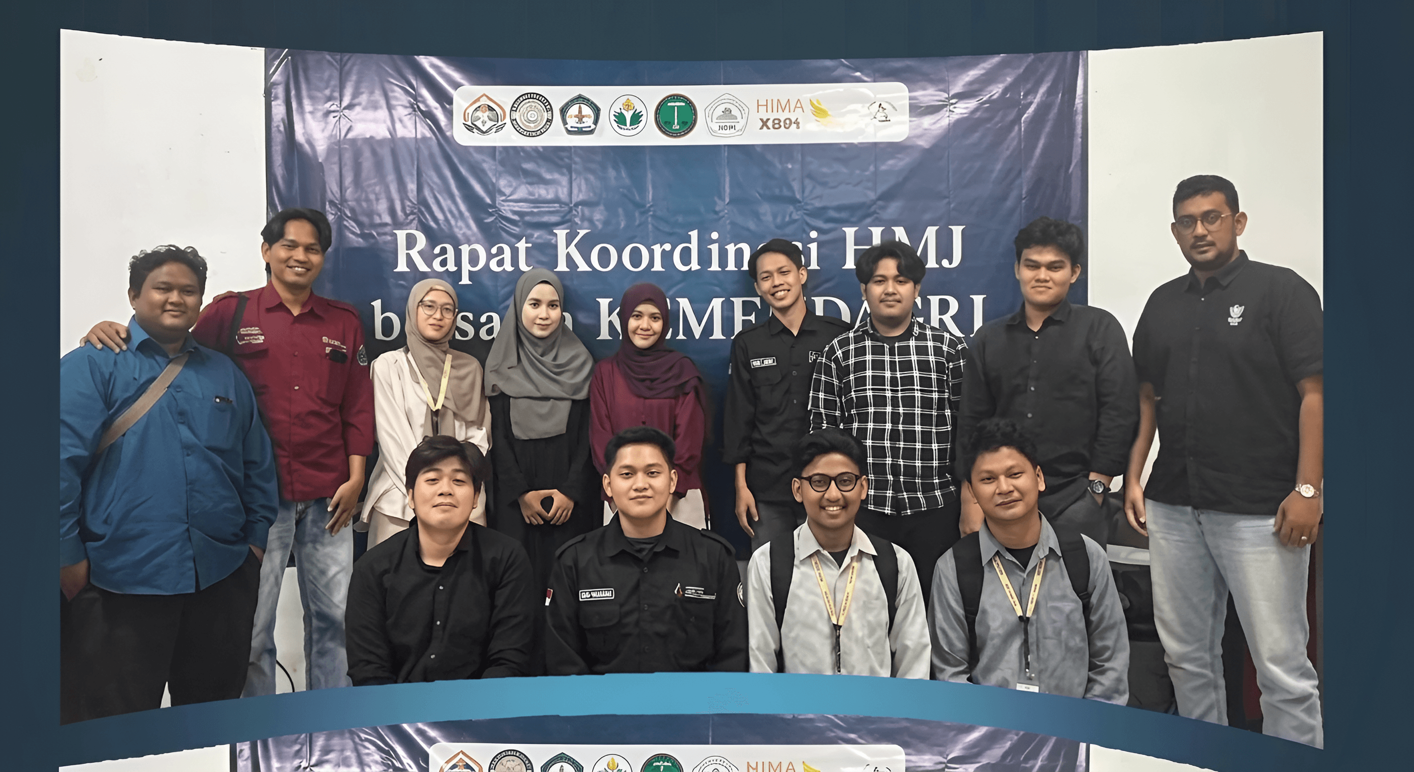 AI Enhance Blurry Group Photo | Meeting Banner Text Clarity