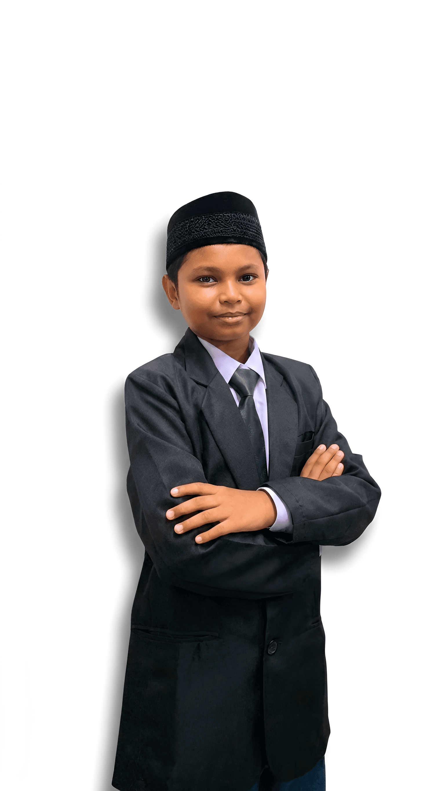 AI Image Enhancer: Upscale Young Boy's Portrait with Clarity