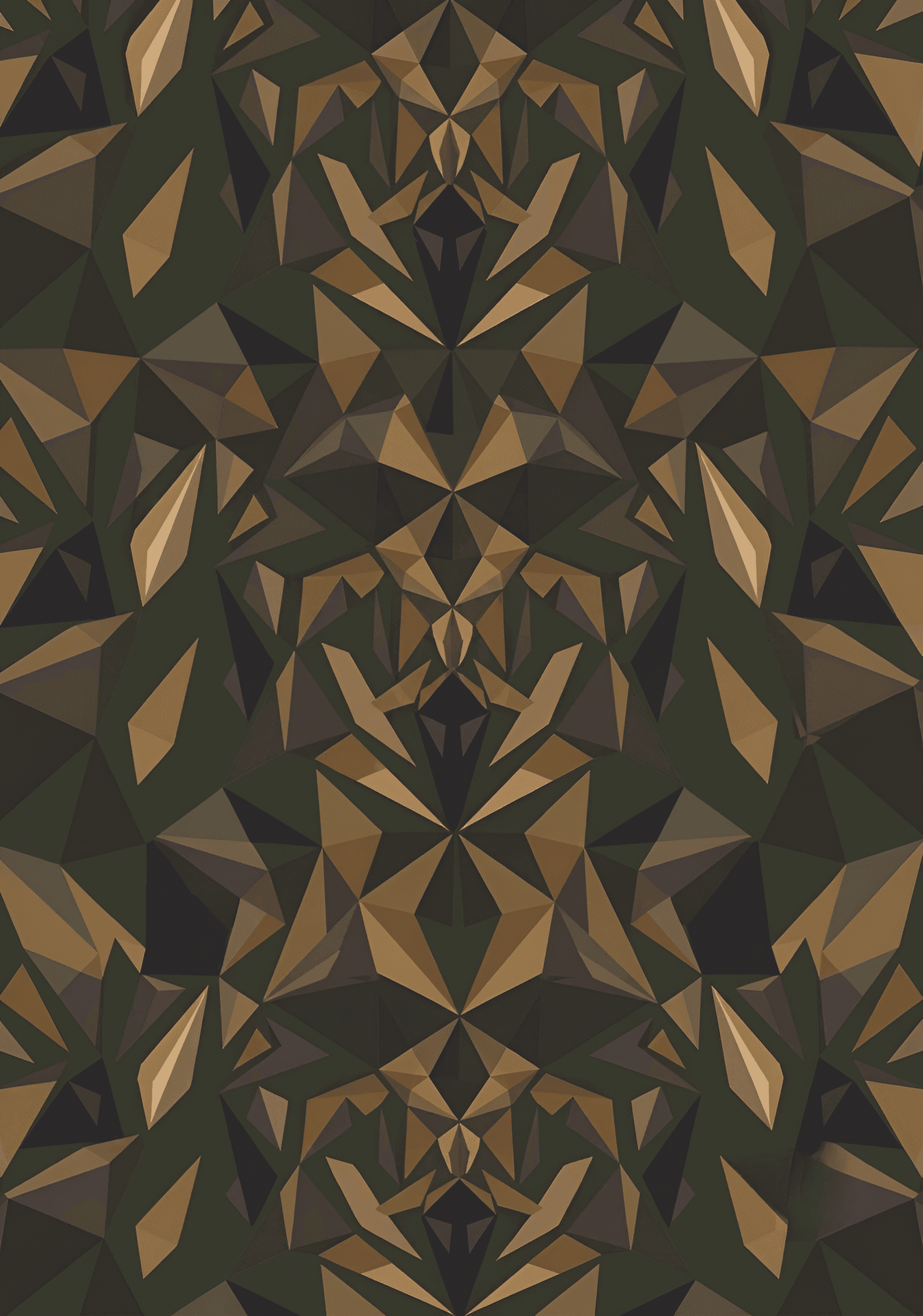 Geometric Precision: AI Enhances Abstract Patterns
