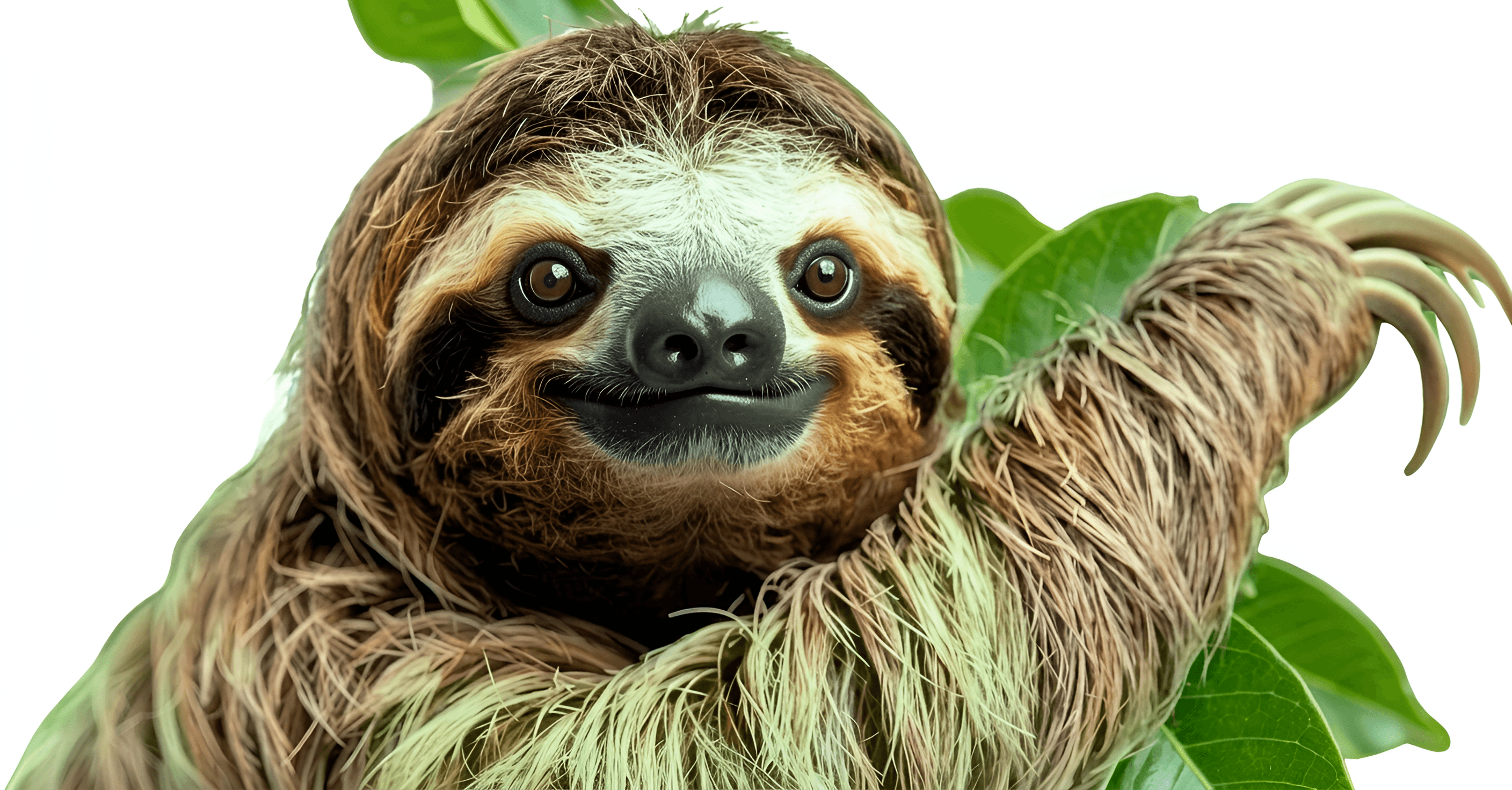 AI Image Enhancer Transforms Sloth Photo with Incredible Detail