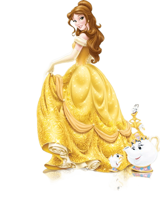 AI Magic: Cartoon Princess Background Removal with a Touch of Reflection