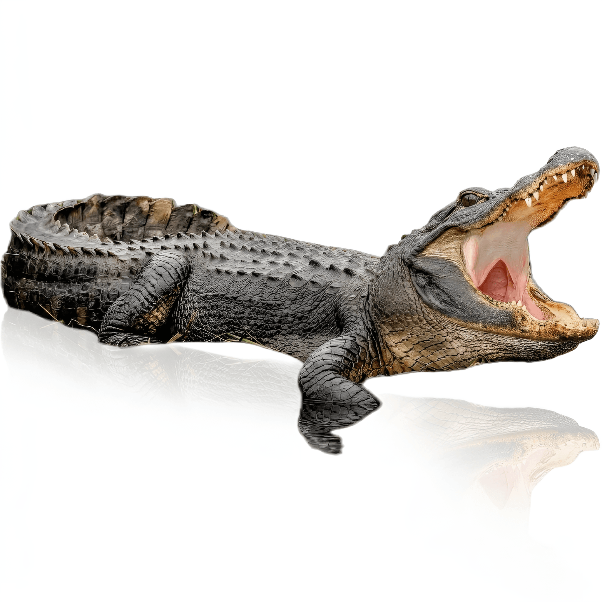 Bring Out the Wild: Alligator Image Enhanced with AI Sharpness