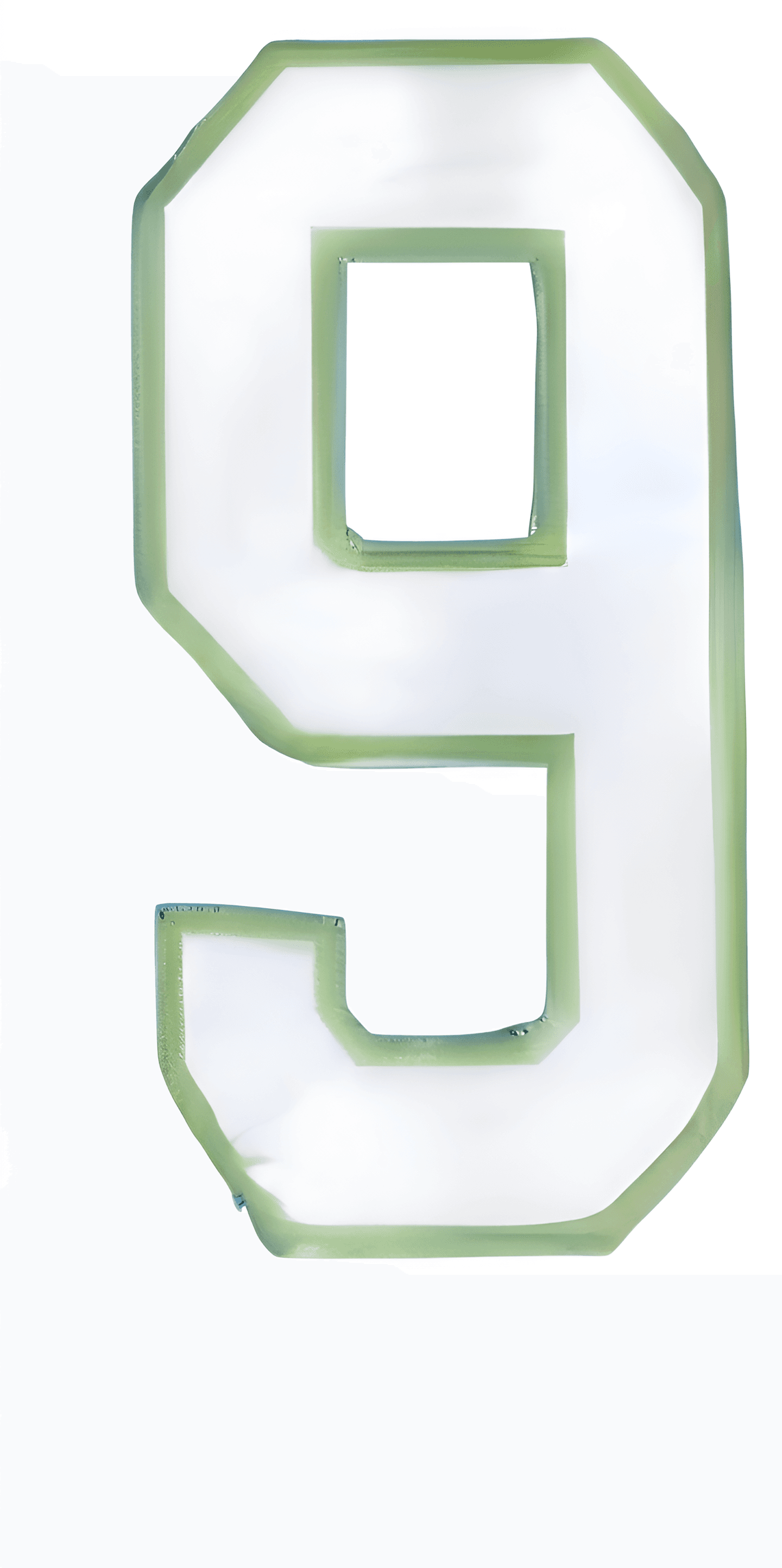 AI Upscale & Sharpen Number 9 Image | BgRemovit Clarity