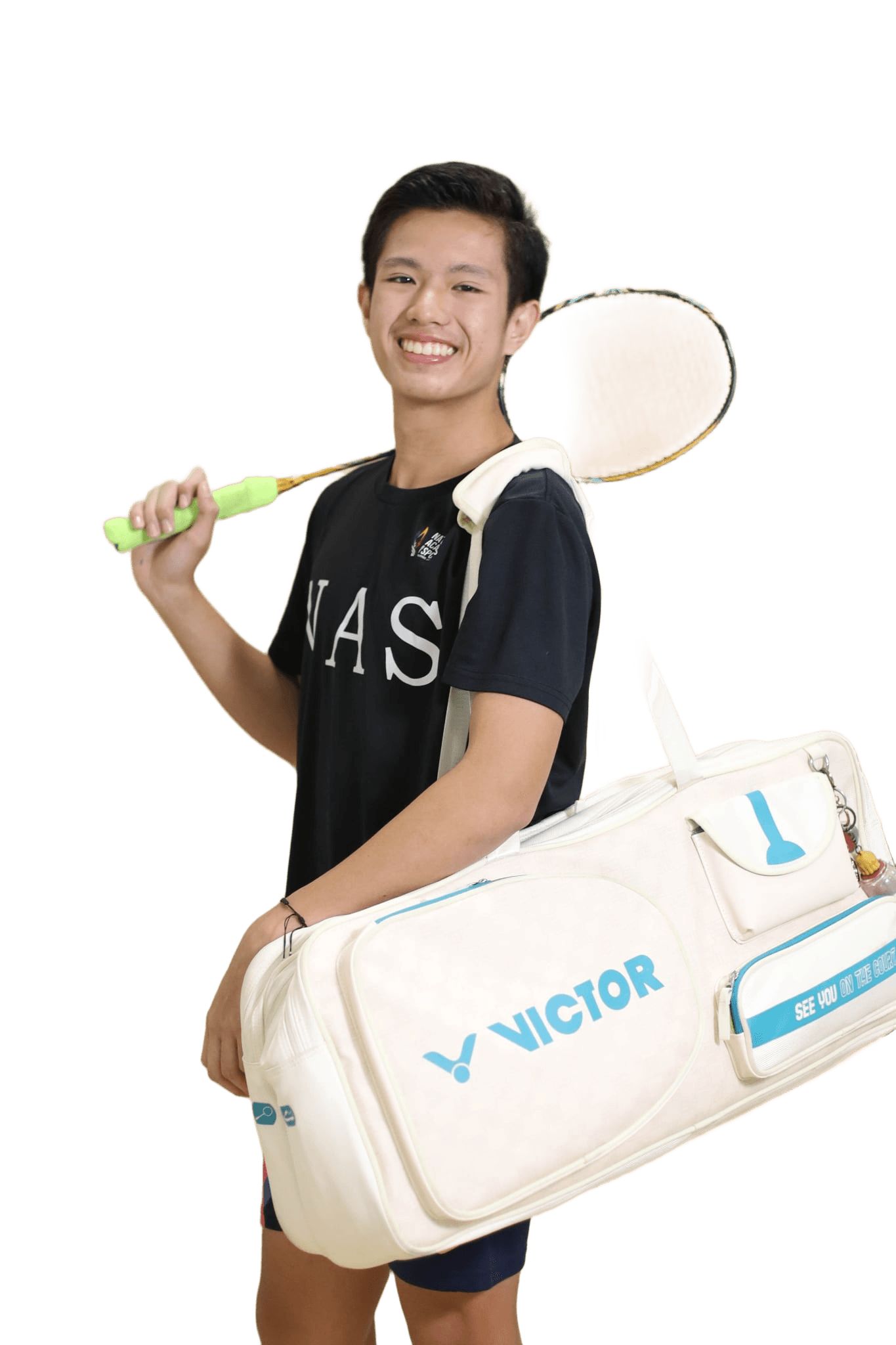 Flawless Background Removal for Sports Photos: Badminton Player