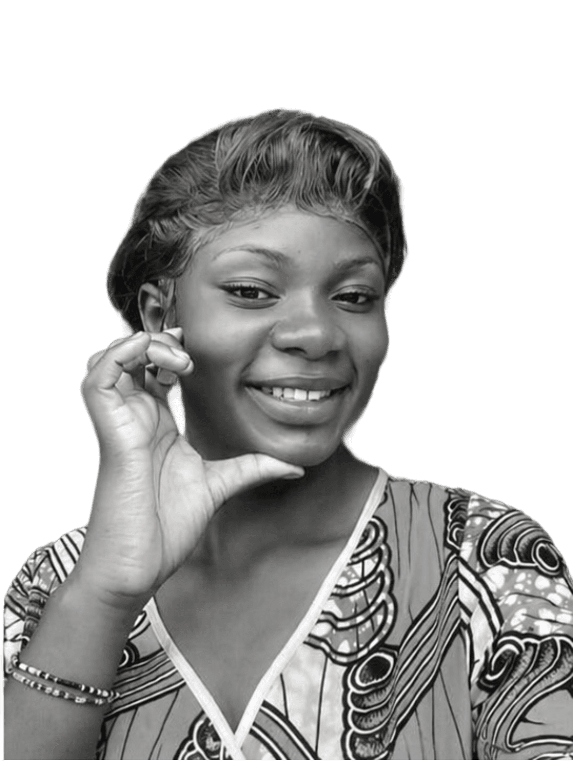 Remove Background from Black & White Portrait | BgRemovit AI