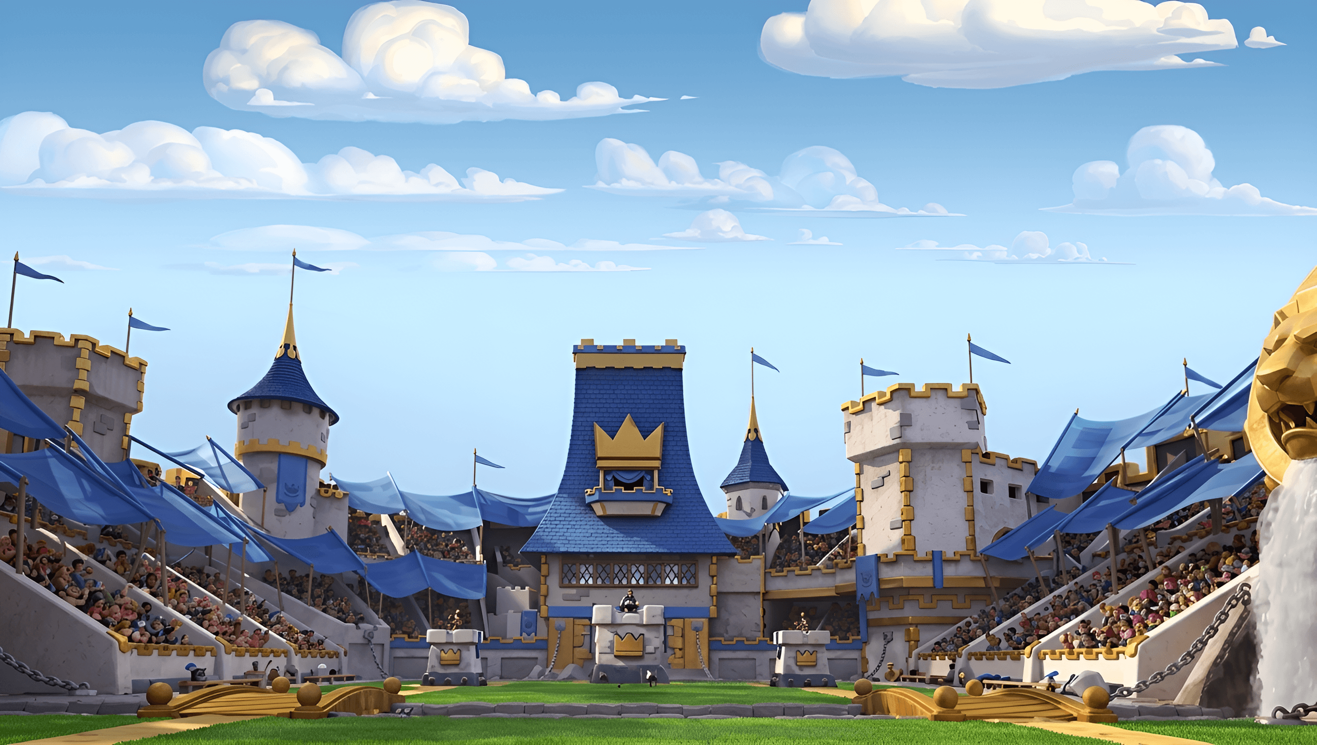 AI Image Enhancer: Upscale Cartoon Castle Arena Details | BgRemovit
