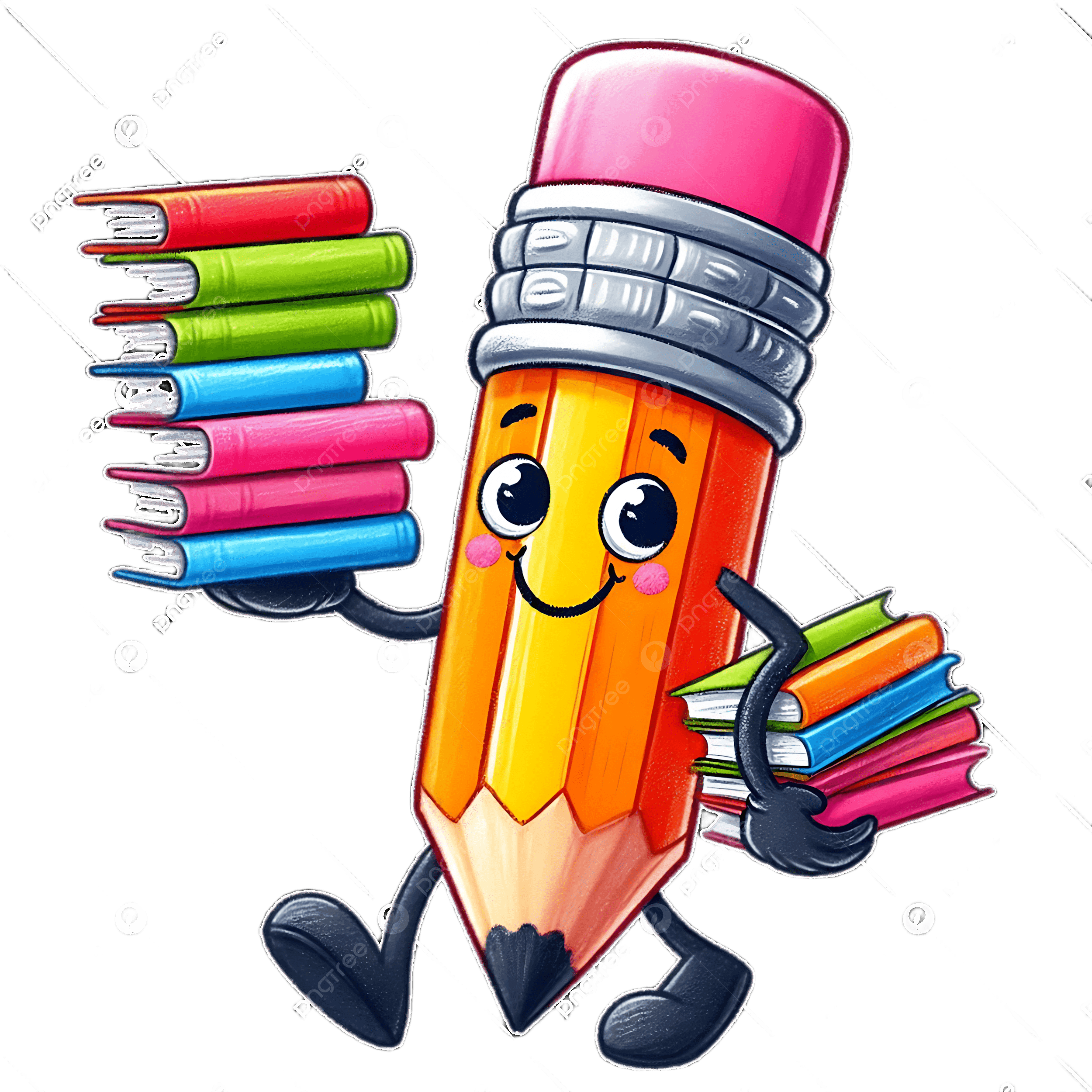 Instantly Transform Cartoon Graphics: Perfect Background Removal for Your Pencil Mascot