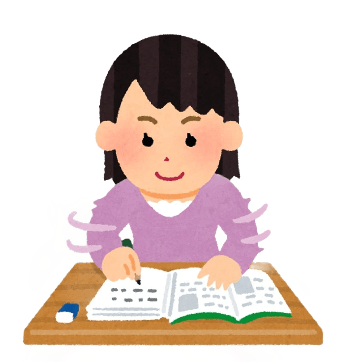 Remove Background from Cartoon Student Studying Image | BgRemovit AI