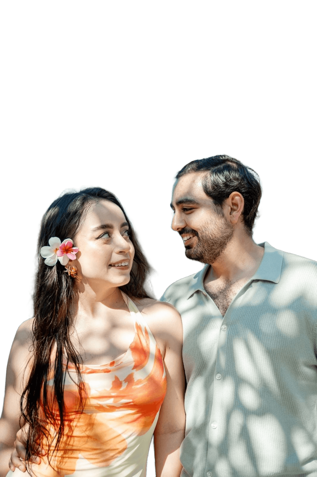 AI Background Removal: Perfecting Couple Photos with Natural Shadows