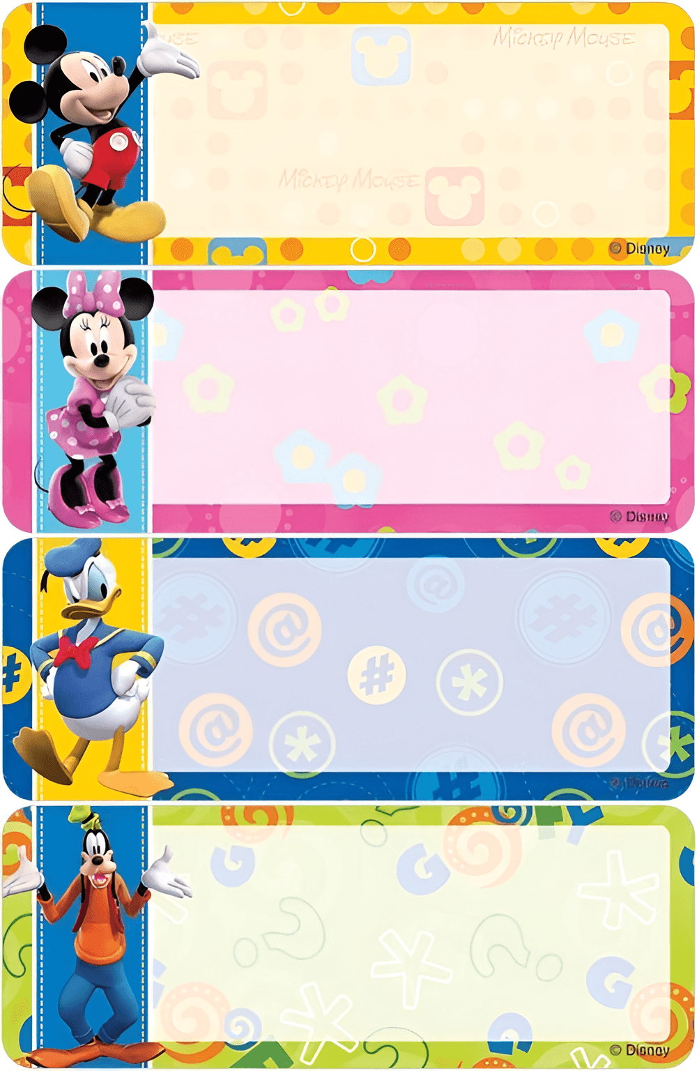 Sharpen Disney Name Tags & Cartoon Labels with AI Enhancer