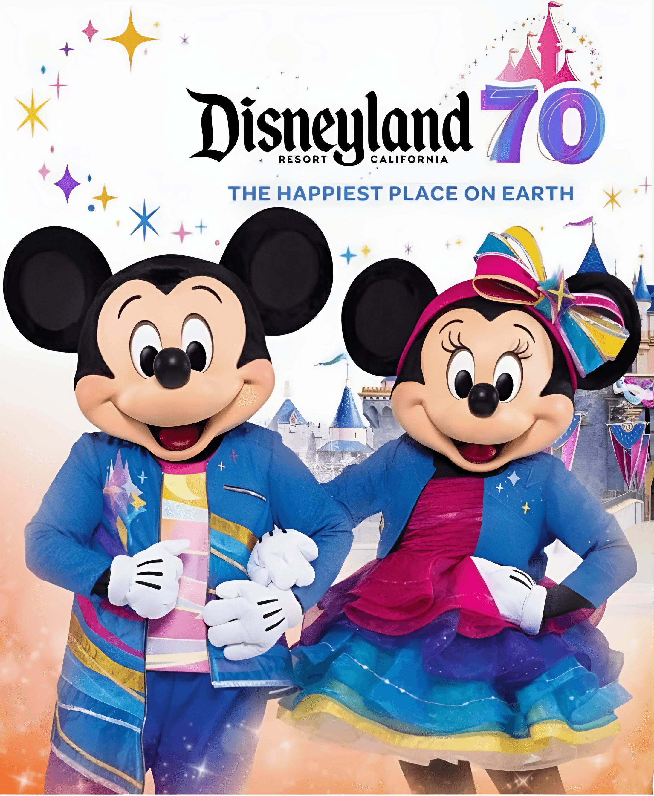 Disneyland 70th Anniversary Image Upscale & Enhancement