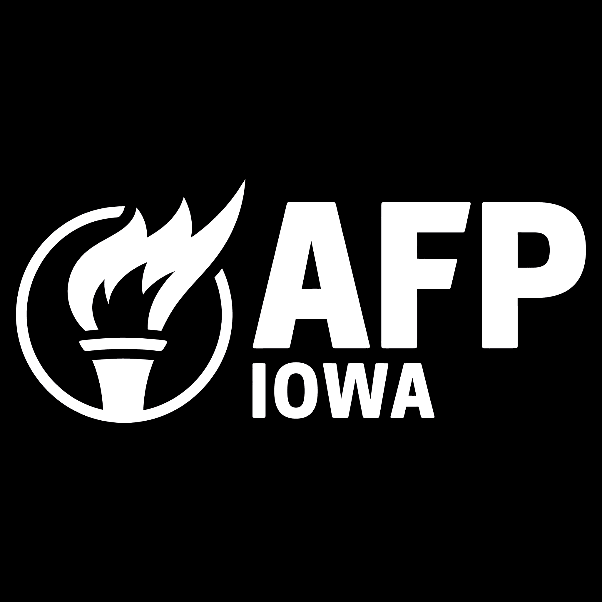 Enhance AFP Iowa Logo | Sharpen Faded Text & Icon