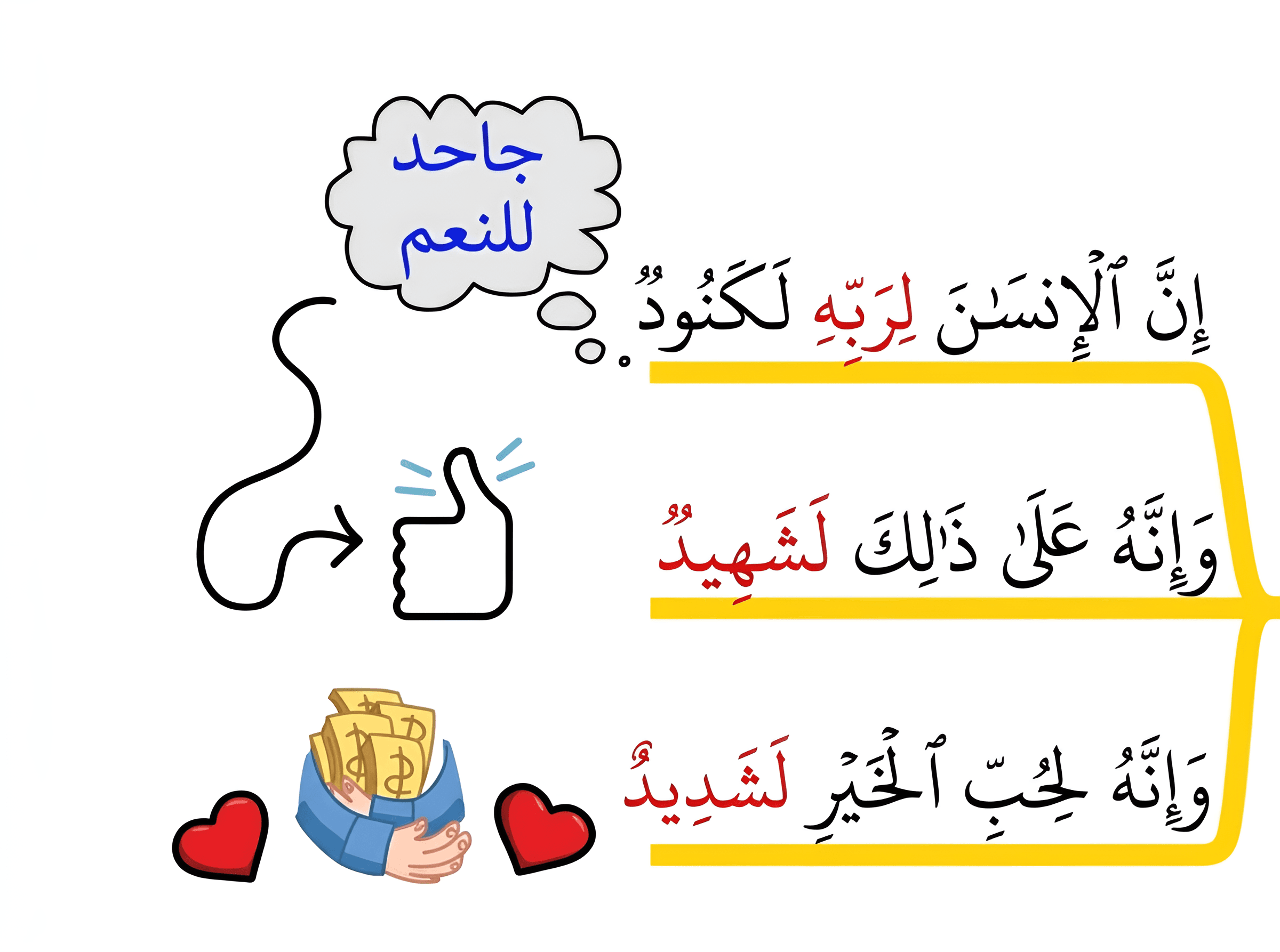 Crystal Clear Arabic Text & Illustrations