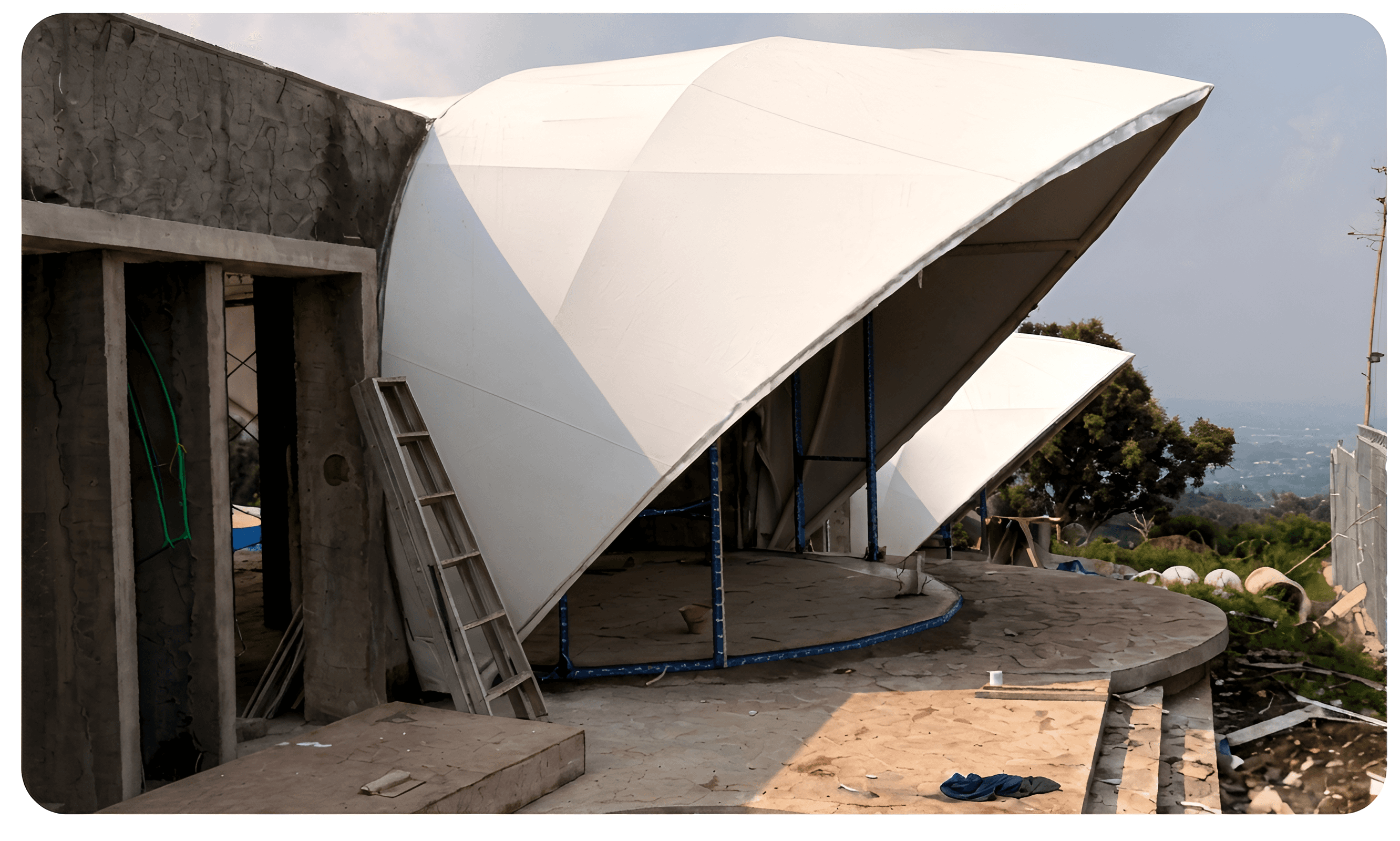 AI Image Enhancement for Architectural Construction Photos