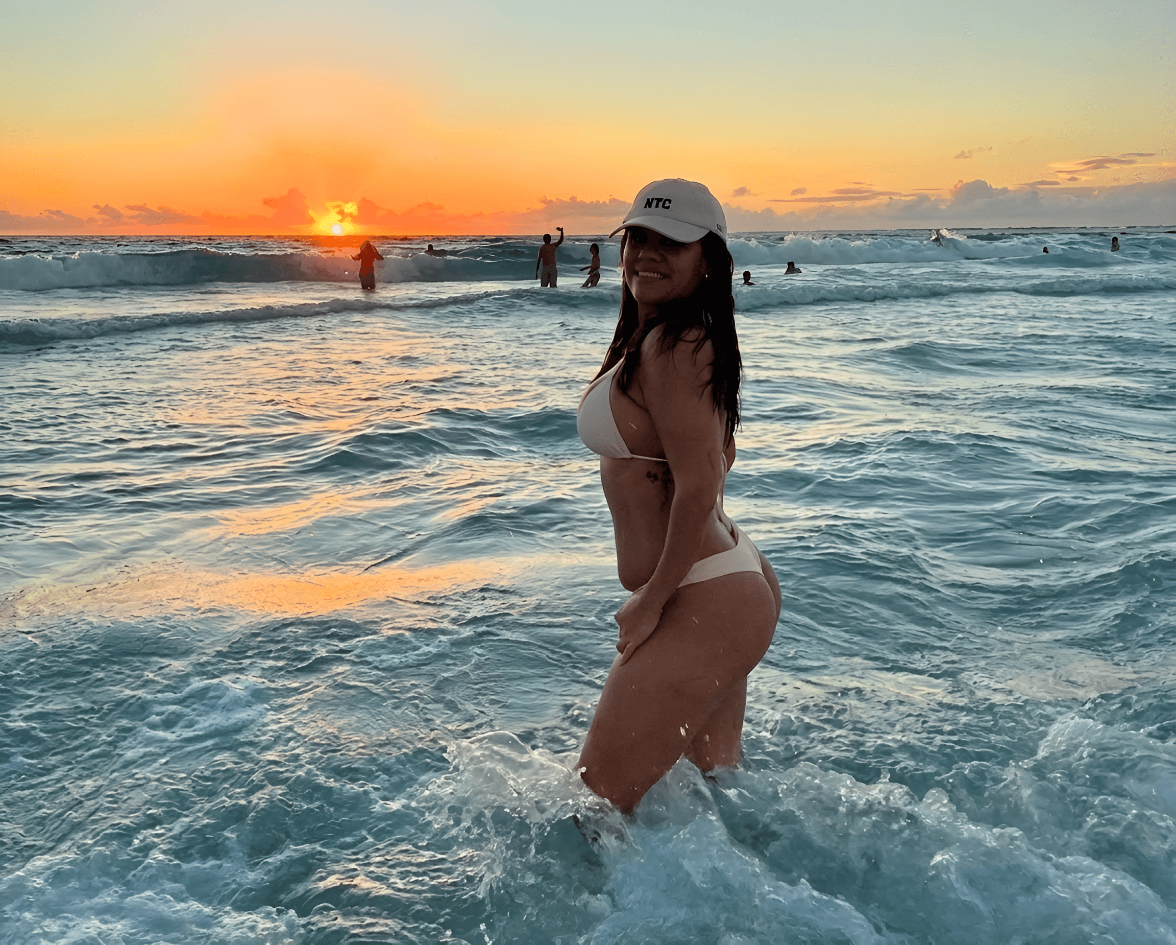 Transforming Beach Memories: AI Image Enhancement in Action