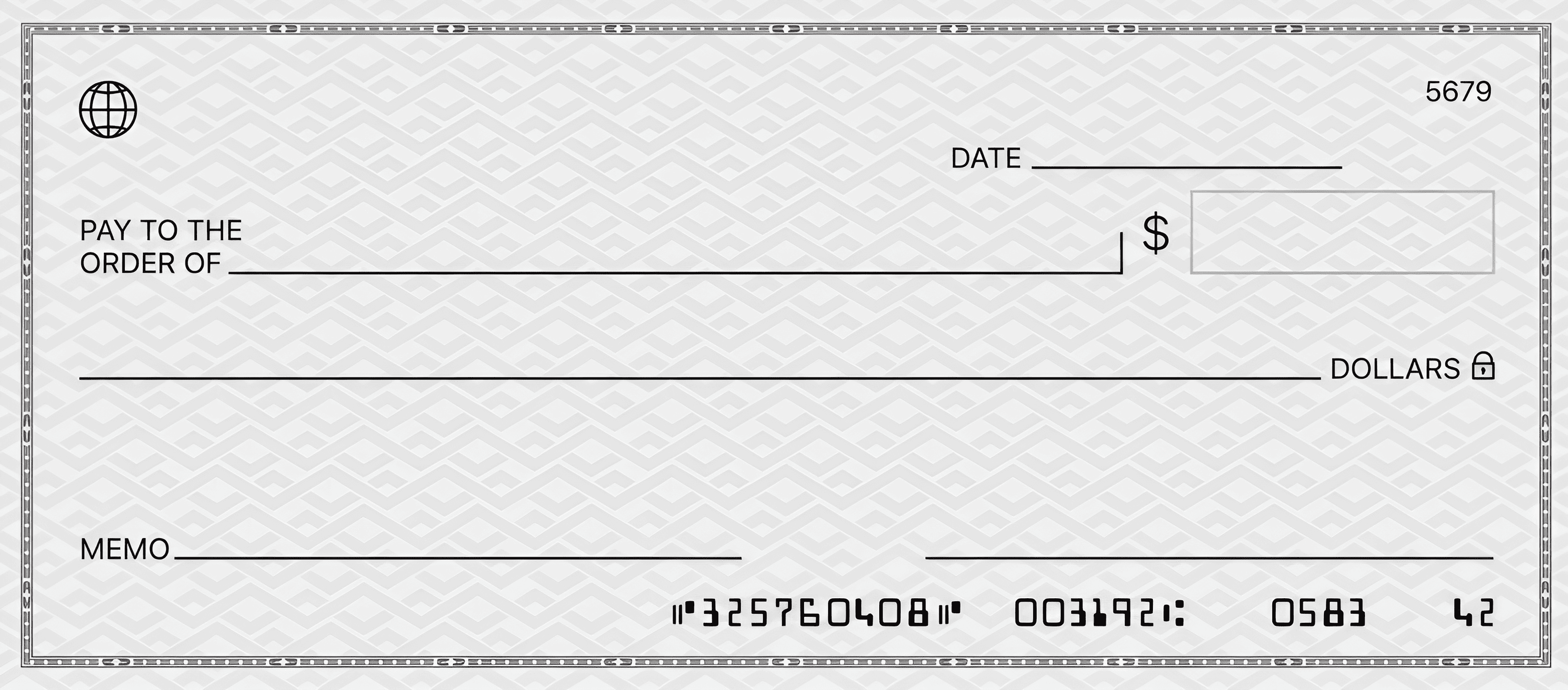 Enhance Blank Check Image | Sharpen Financial Document Details