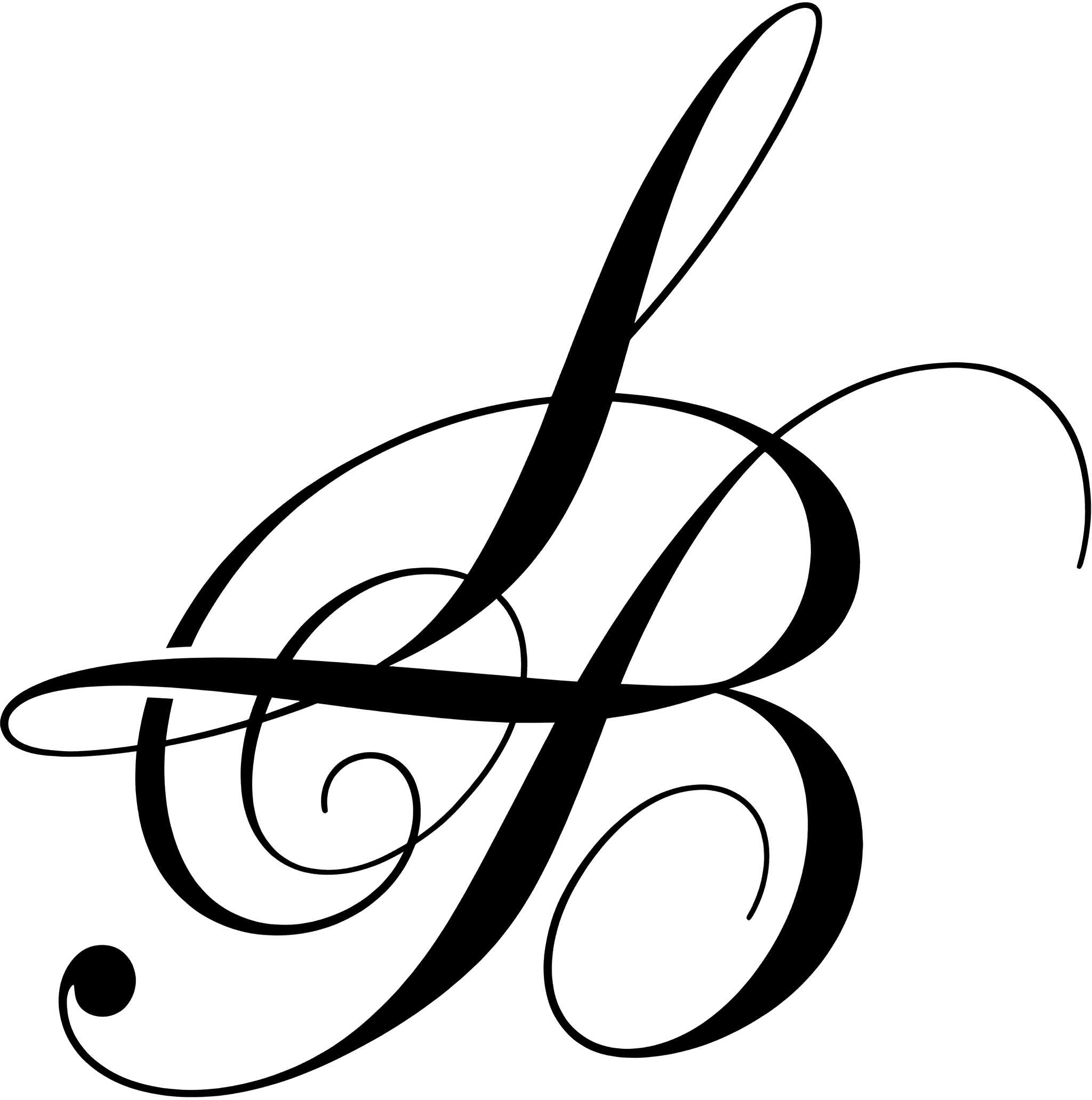 Upscale Calligraphy Monogram | Sharpen Script Logo - BgRemovit