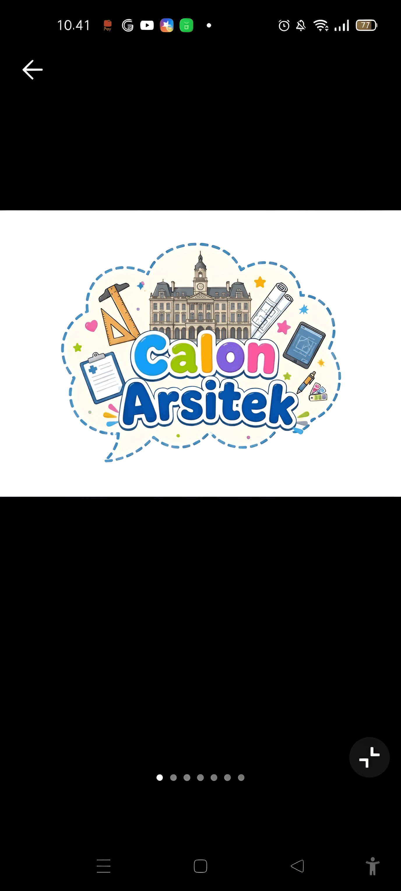 AI Upscale: 'Calon Arsitek' Illustration Sharpened
