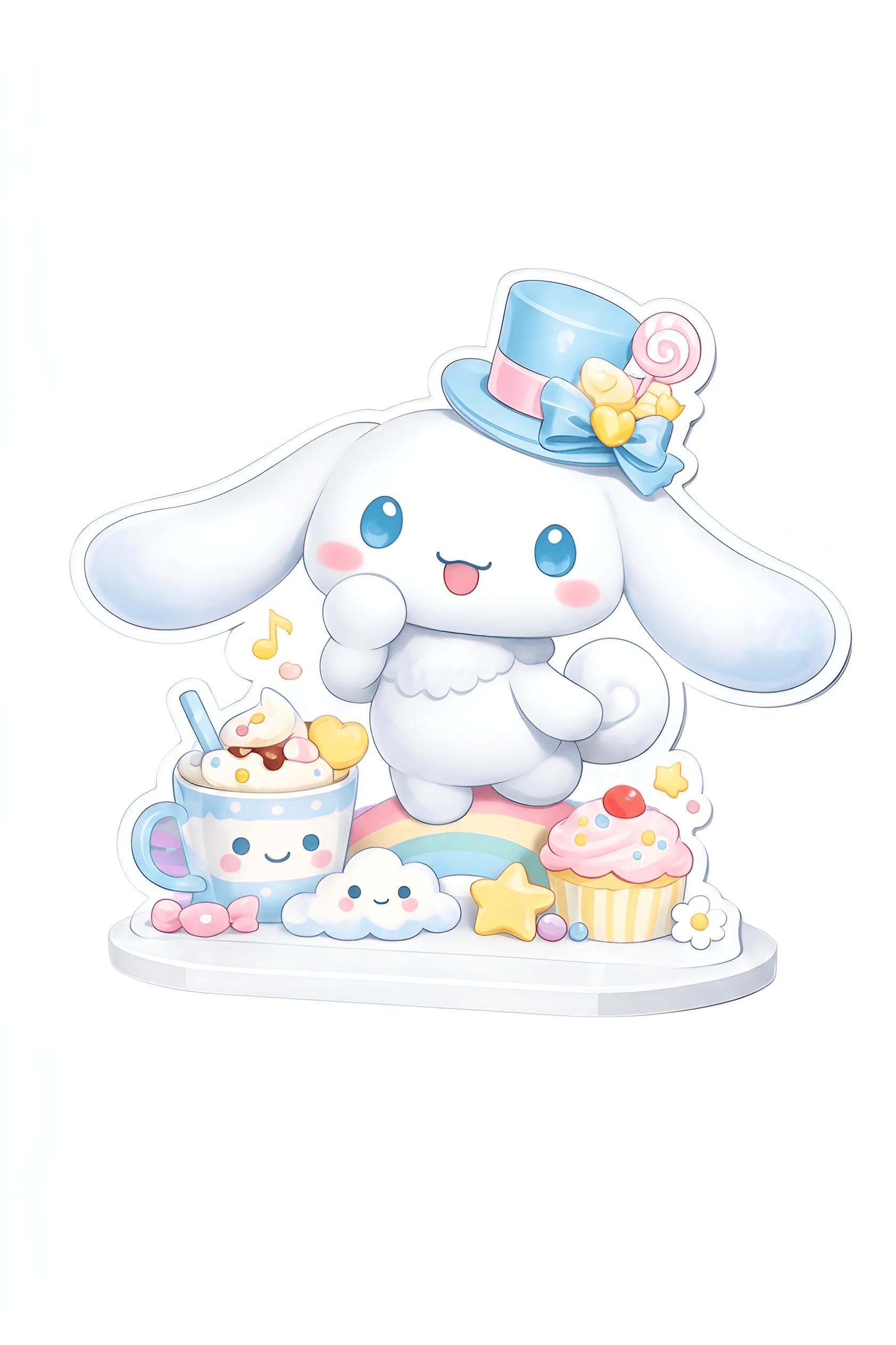 Enhance Cartoon Character Art | Cinnamoroll Style Illustration Upscale