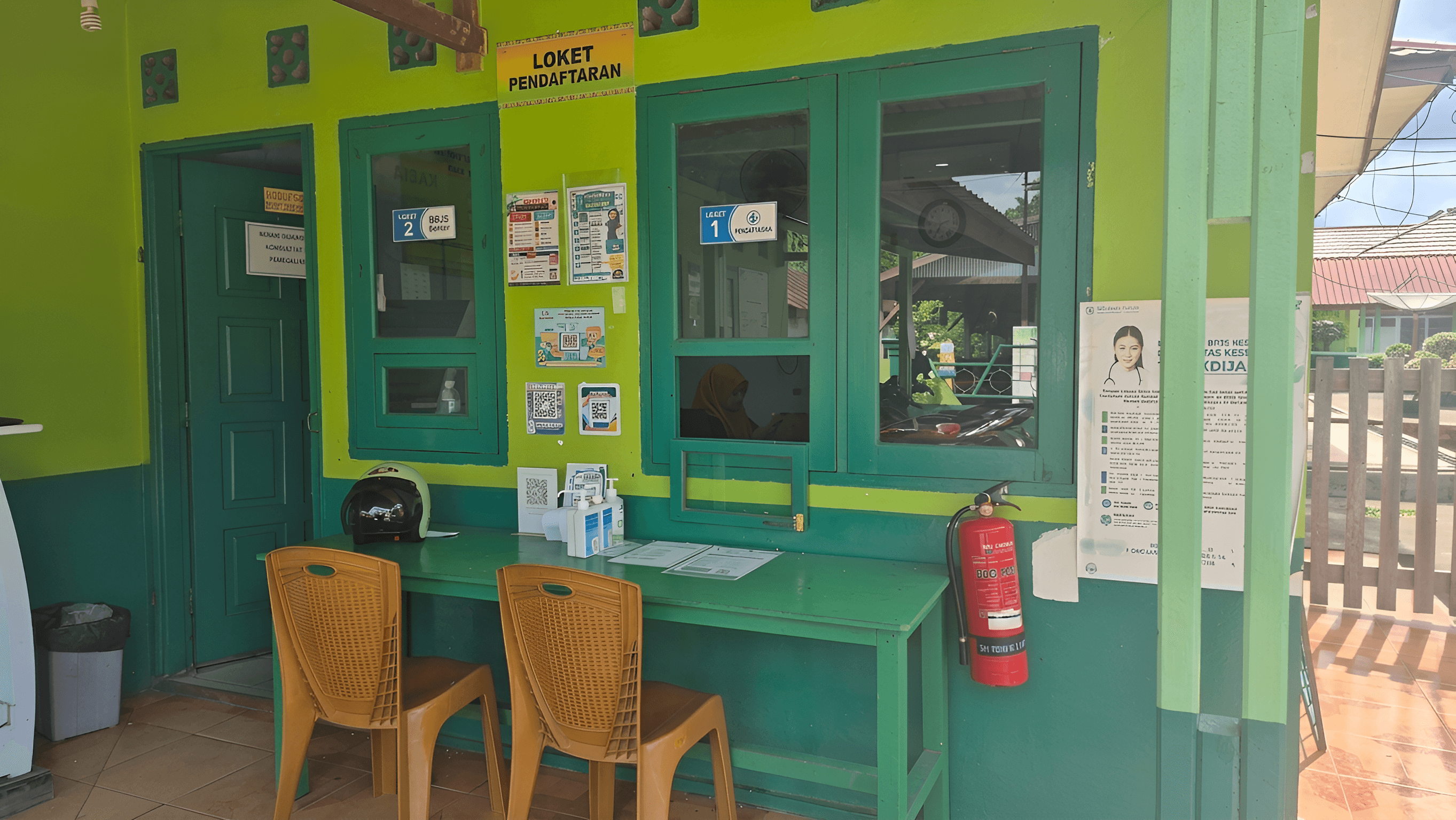 Image Enhancement: Sharpening a Clinic Registration Desk