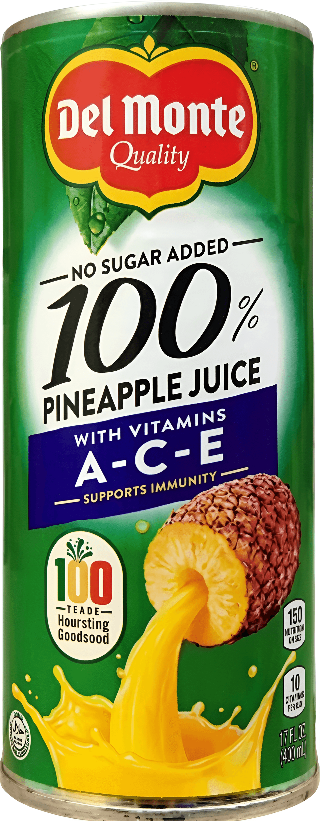 Del Monte Pineapple Juice Can Upscaled & Sharpened | BgRemovit AI