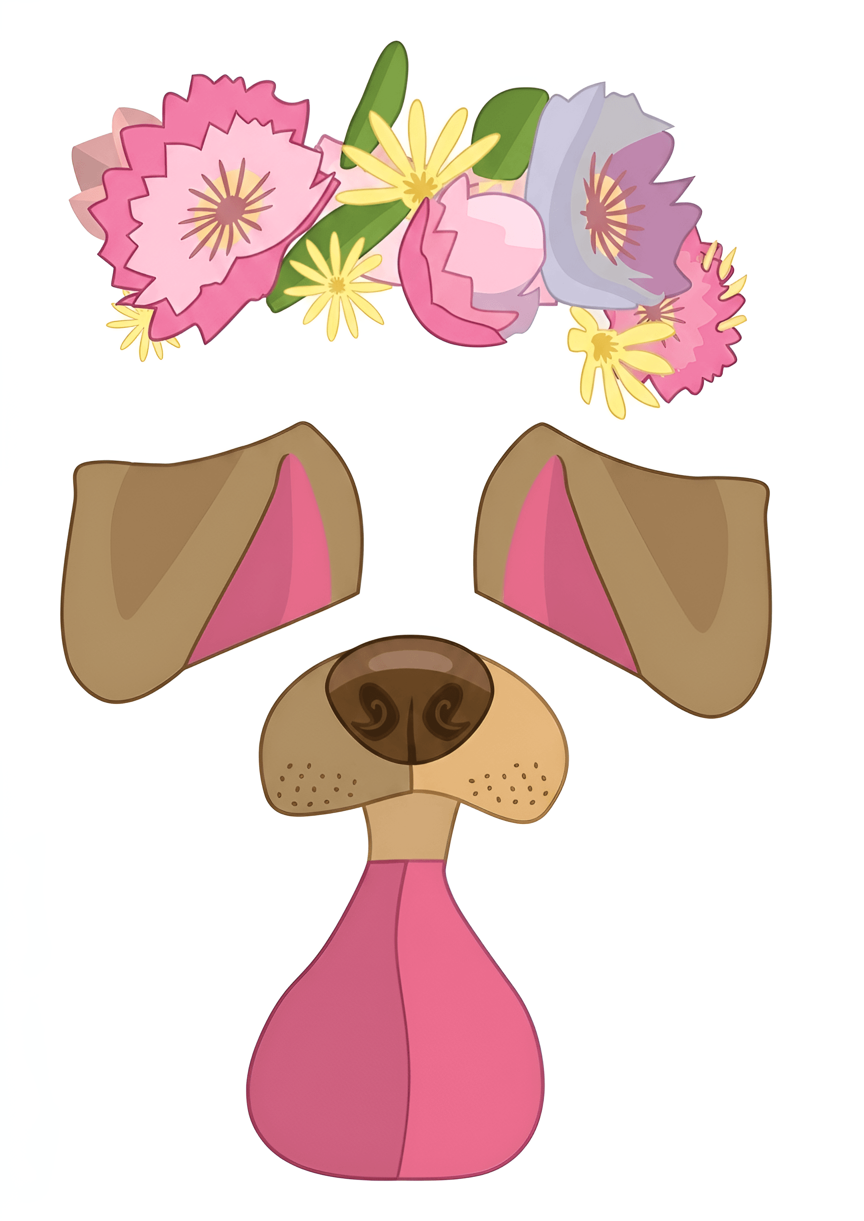 Upscale Cartoon Dog Filter Image | BgRemovit AI Enhancer