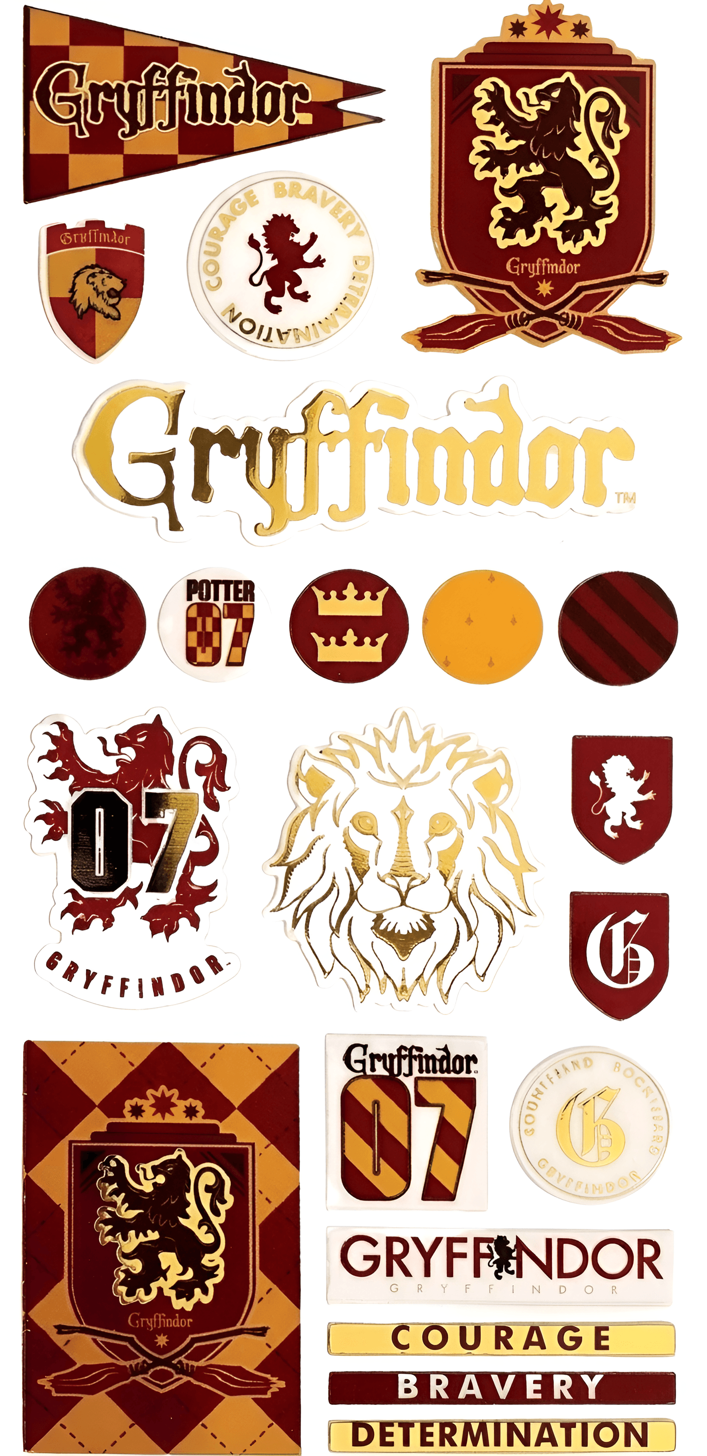 Upscale Gryffindor Emblems & Stickers | AI Image Enhancer