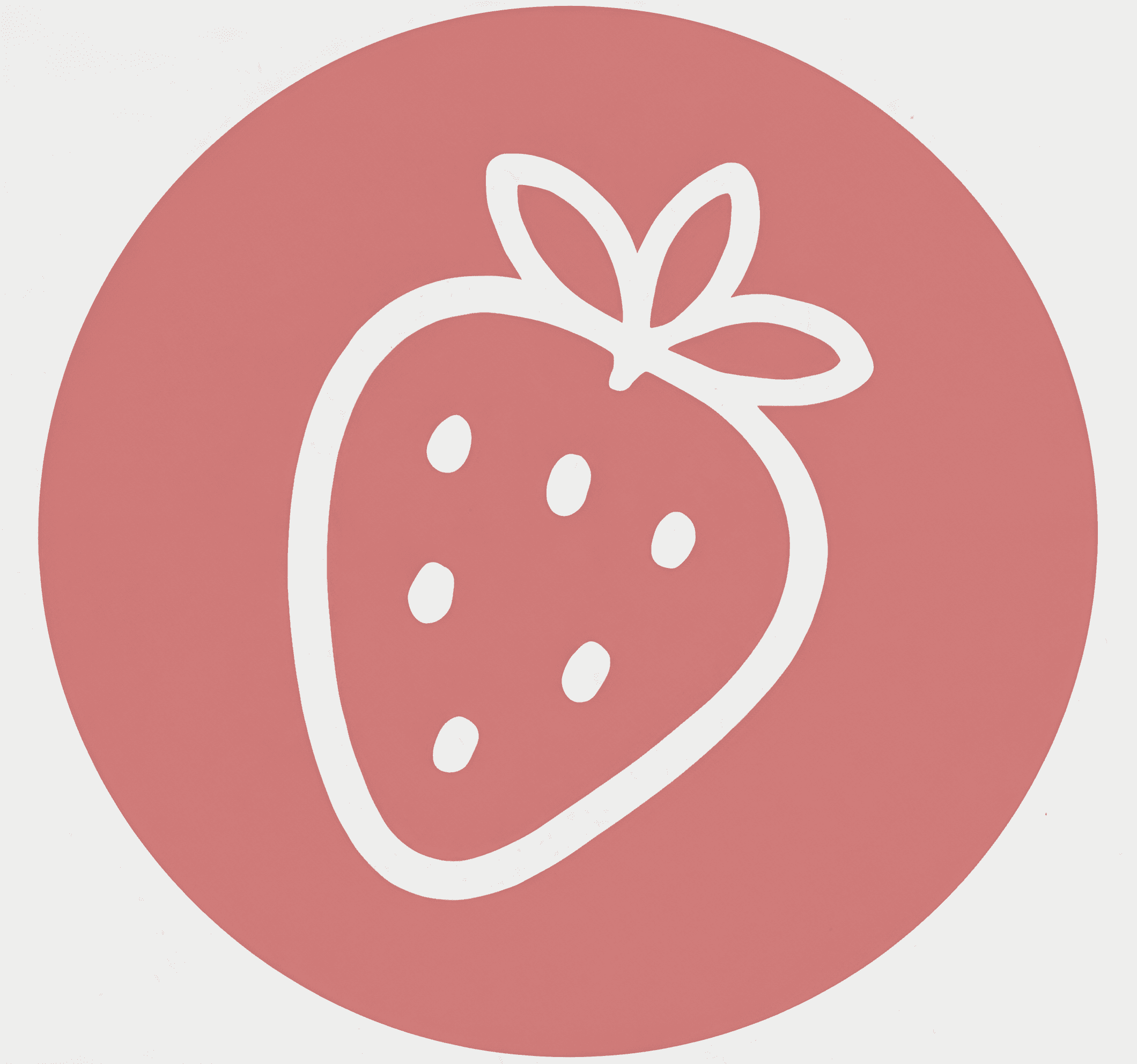 Upscale Hand-Drawn Strawberry Icon | AI Image Enhancer