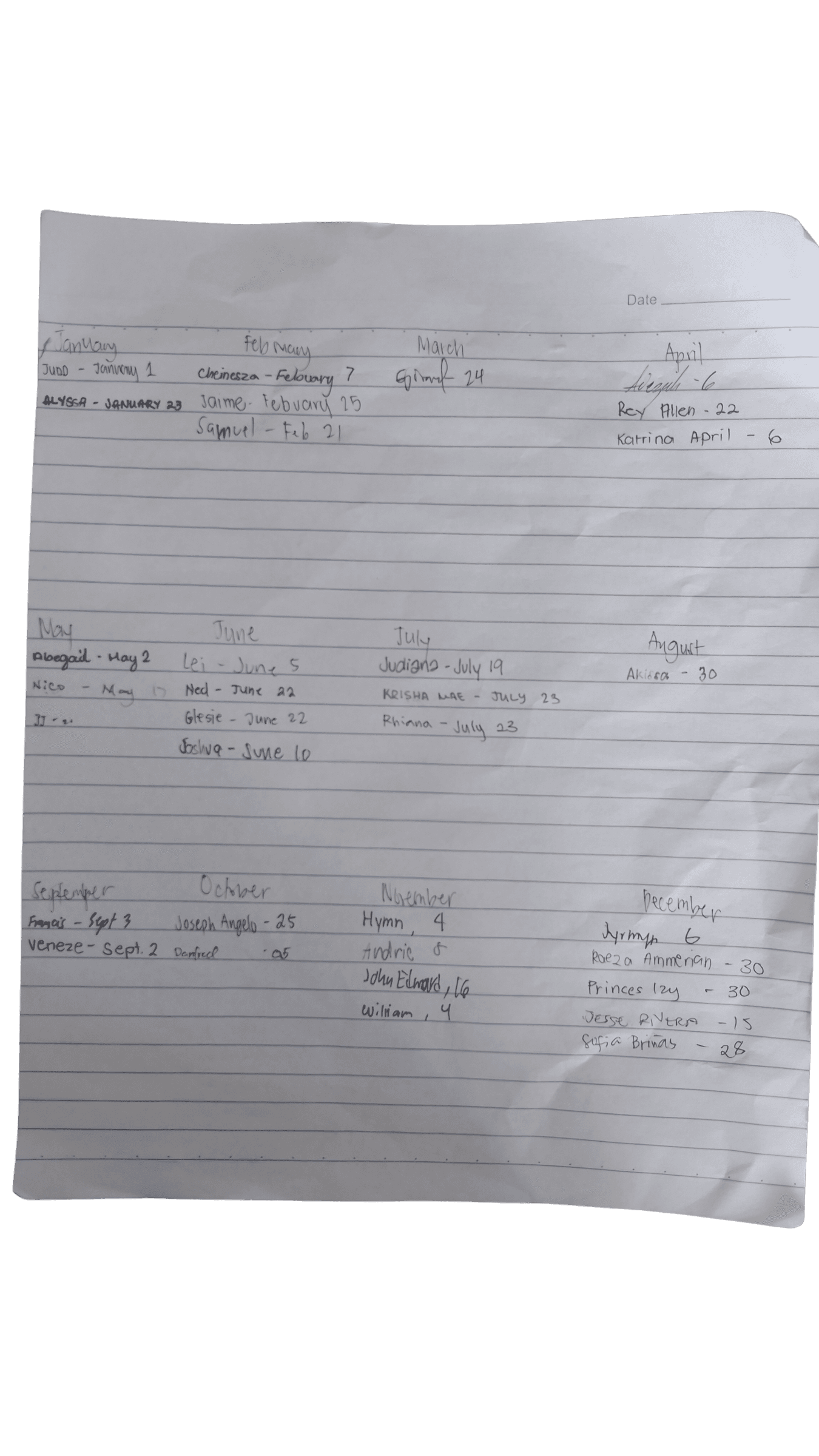 Before — original input
