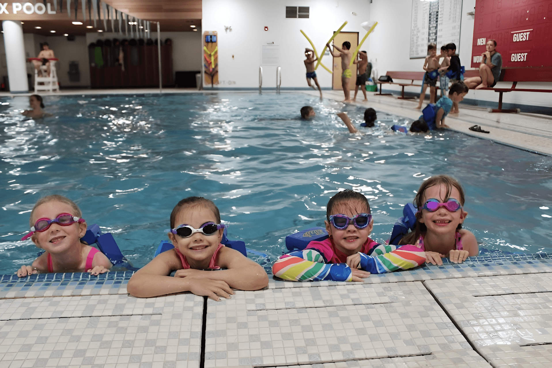 AI Image Enhancer: Sharpen Kids Pool Photo Detail
