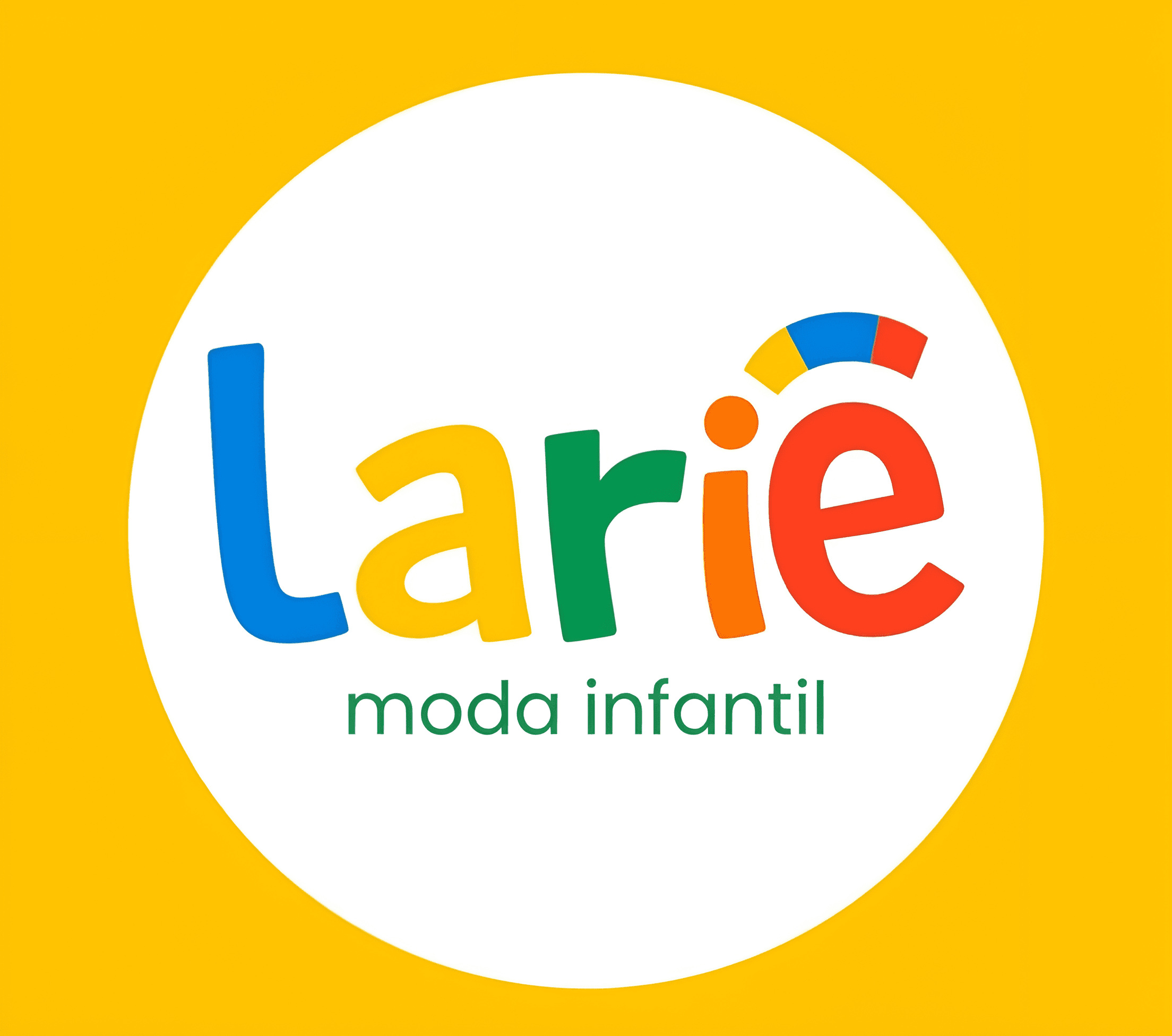 Crisp Logo Upscaling: Laríe Moda Infantil Enhanced with AI