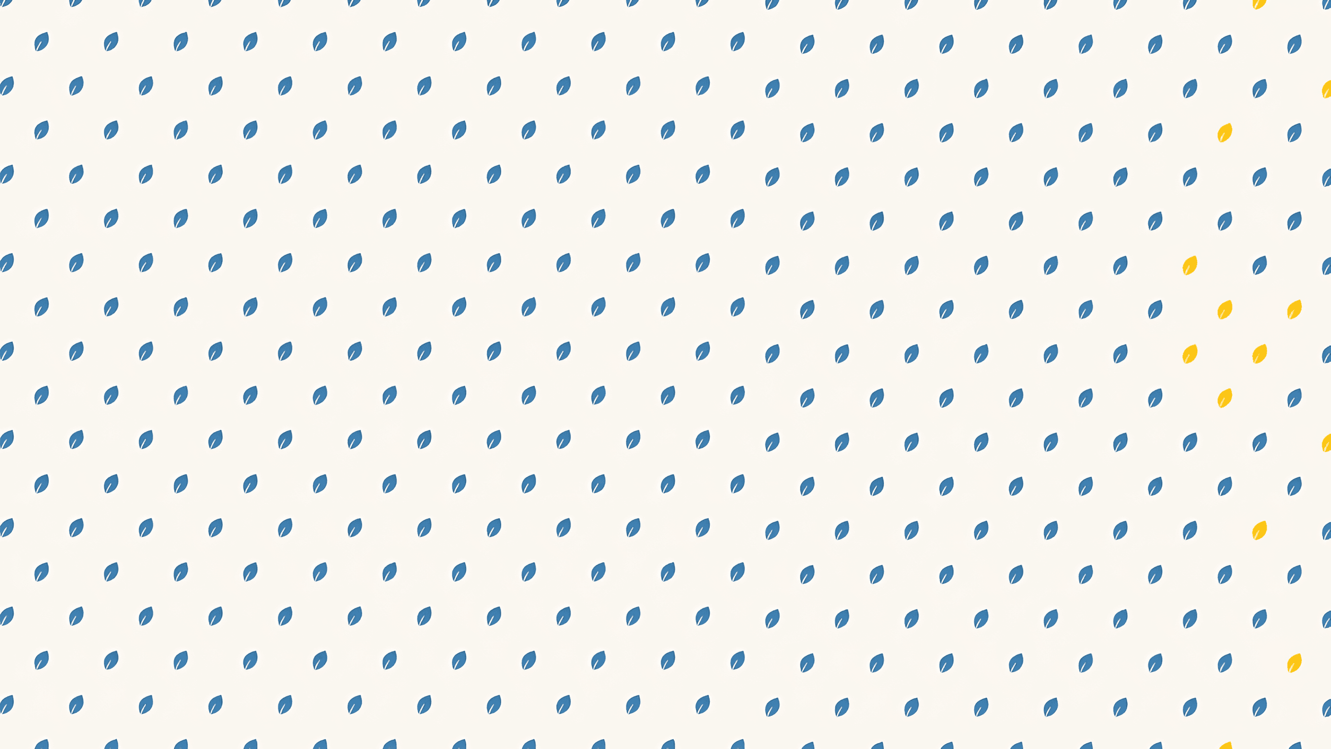 AI Image Enhancer: Seamless Blue & Yellow Leaf Pattern Upscale