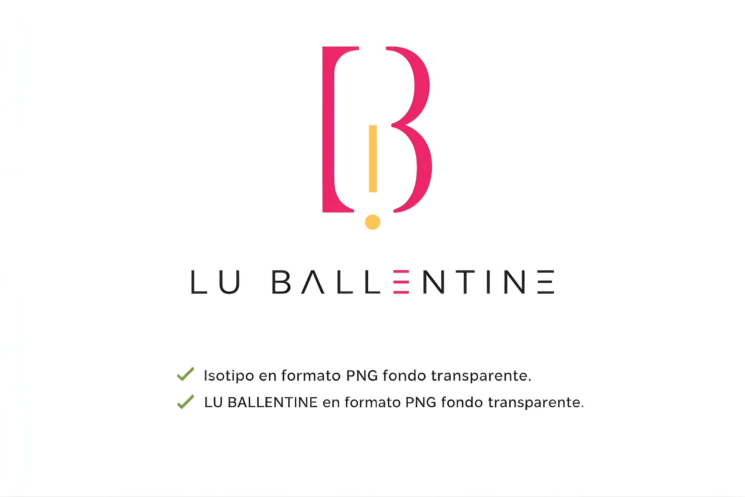 Upscale Lu Ballentine Logo | AI Image Enhancer for Brand Assets