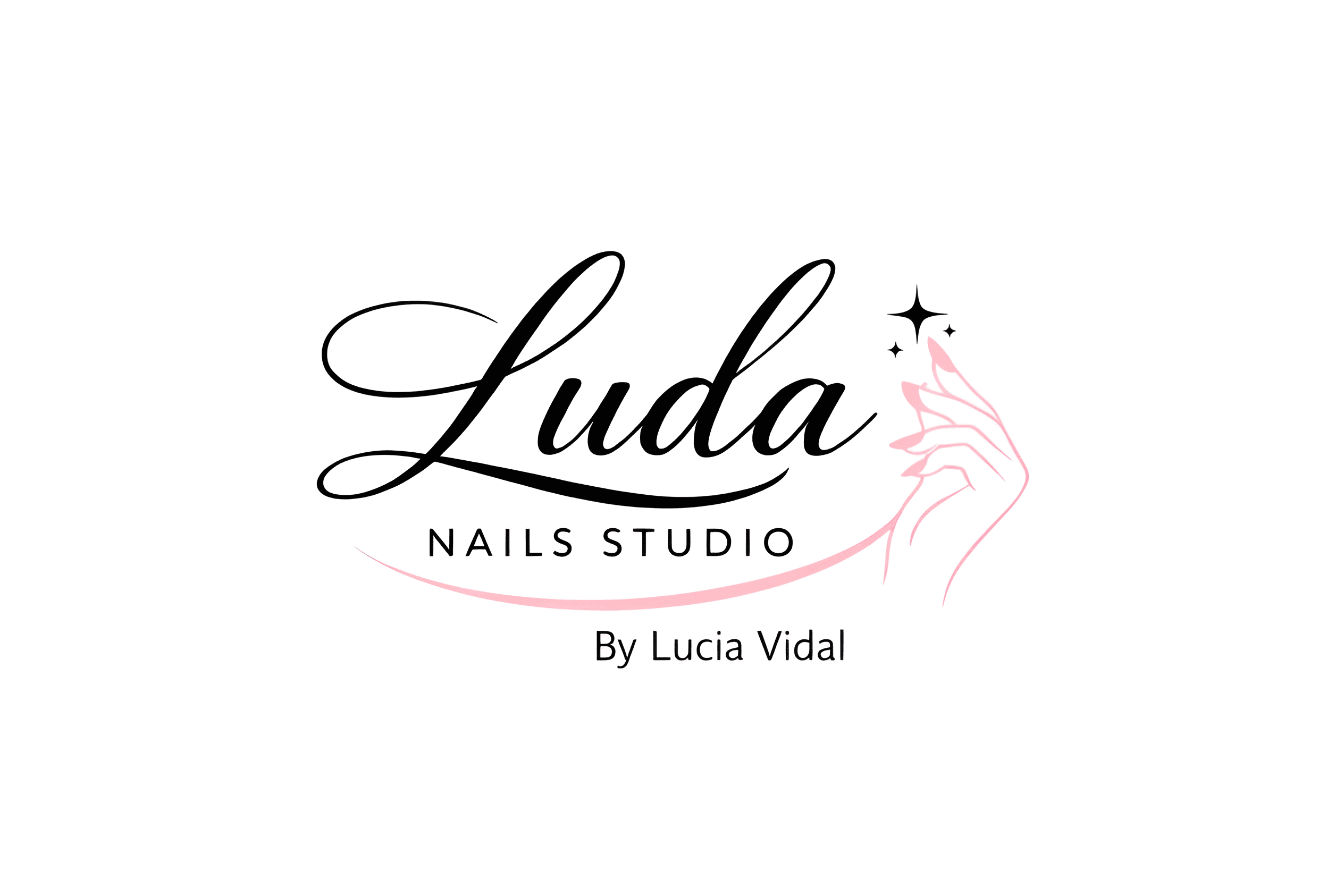 Luda Nails Studio Logo Enhancement - Crisp & Clear