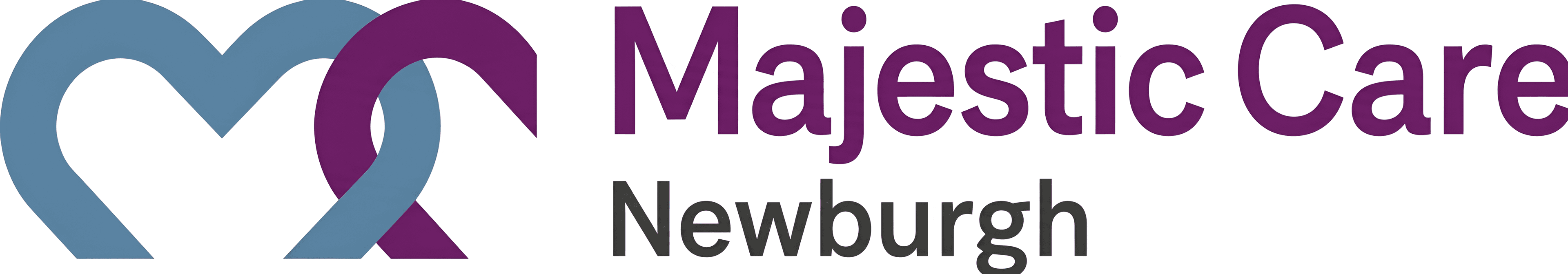 Enhance Majestic Care Newburgh Logo | AI Image Upscaler