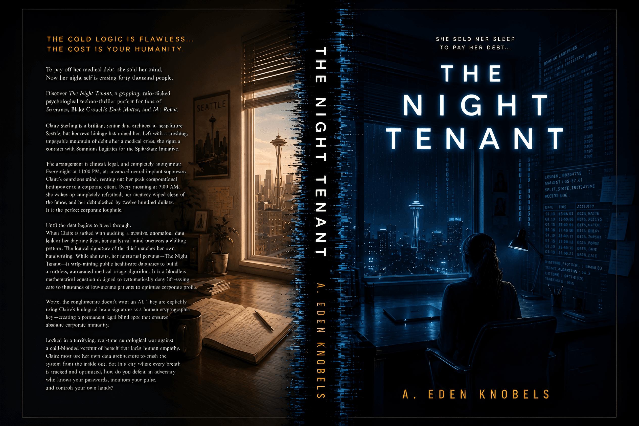 Unveiling Every Detail: AI Enhances 'The Night Tenant' Book Cover