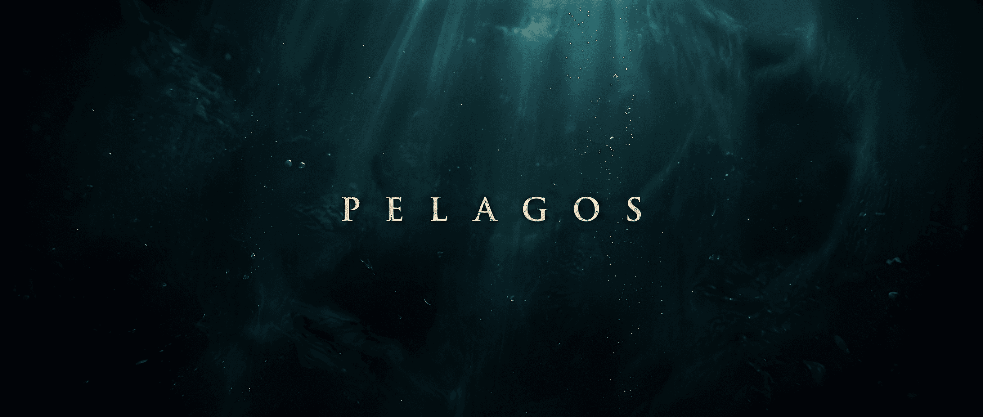 Unveiling Clarity: AI Enhances 'PELAGOS' Underwater Title