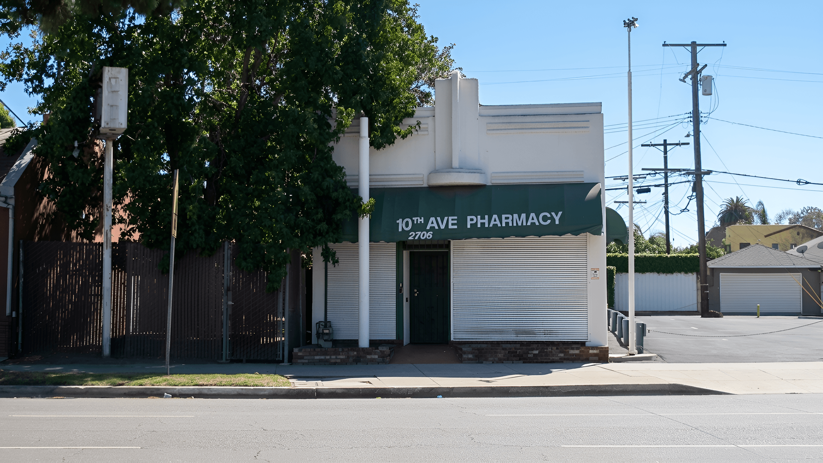 Enhance Pharmacy Photo: Sharpen Building Details & Colors