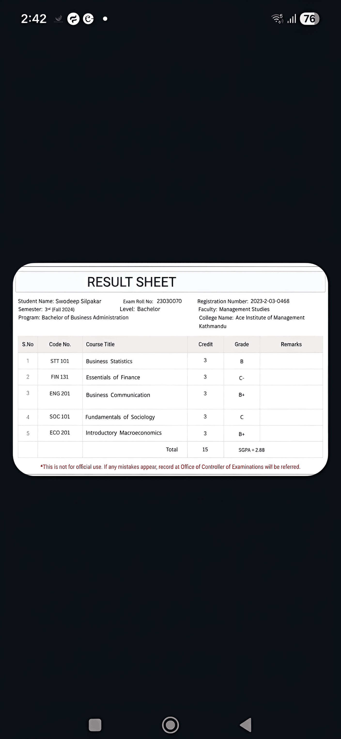 After — AI processed result
