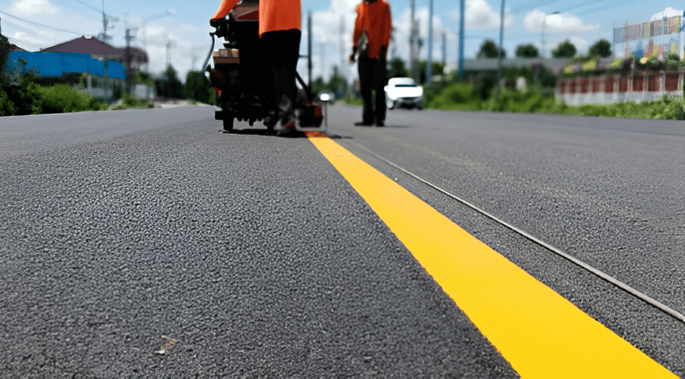 AI Image Enhancer: Sharpen Road Marking & Asphalt Detail