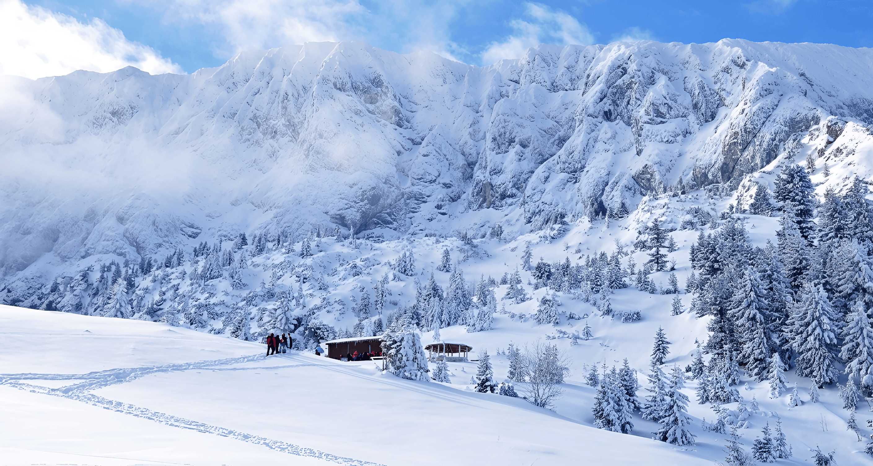 Enhance Snowy Mountain Landscape Photo with AI - BgRemovit