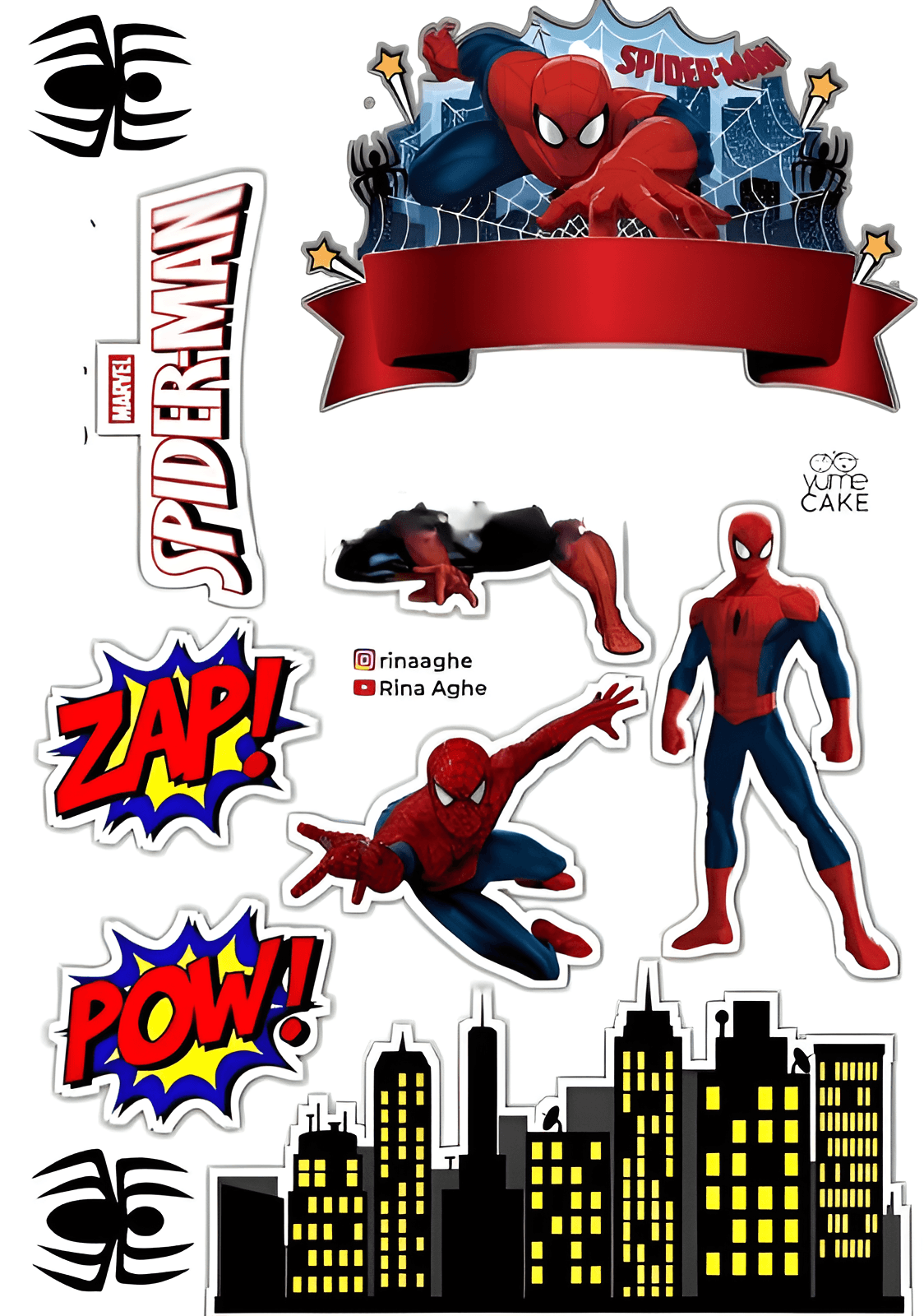 Enhance Spider-Man Cake Toppers & Party Decorations | BgRemovit AI
