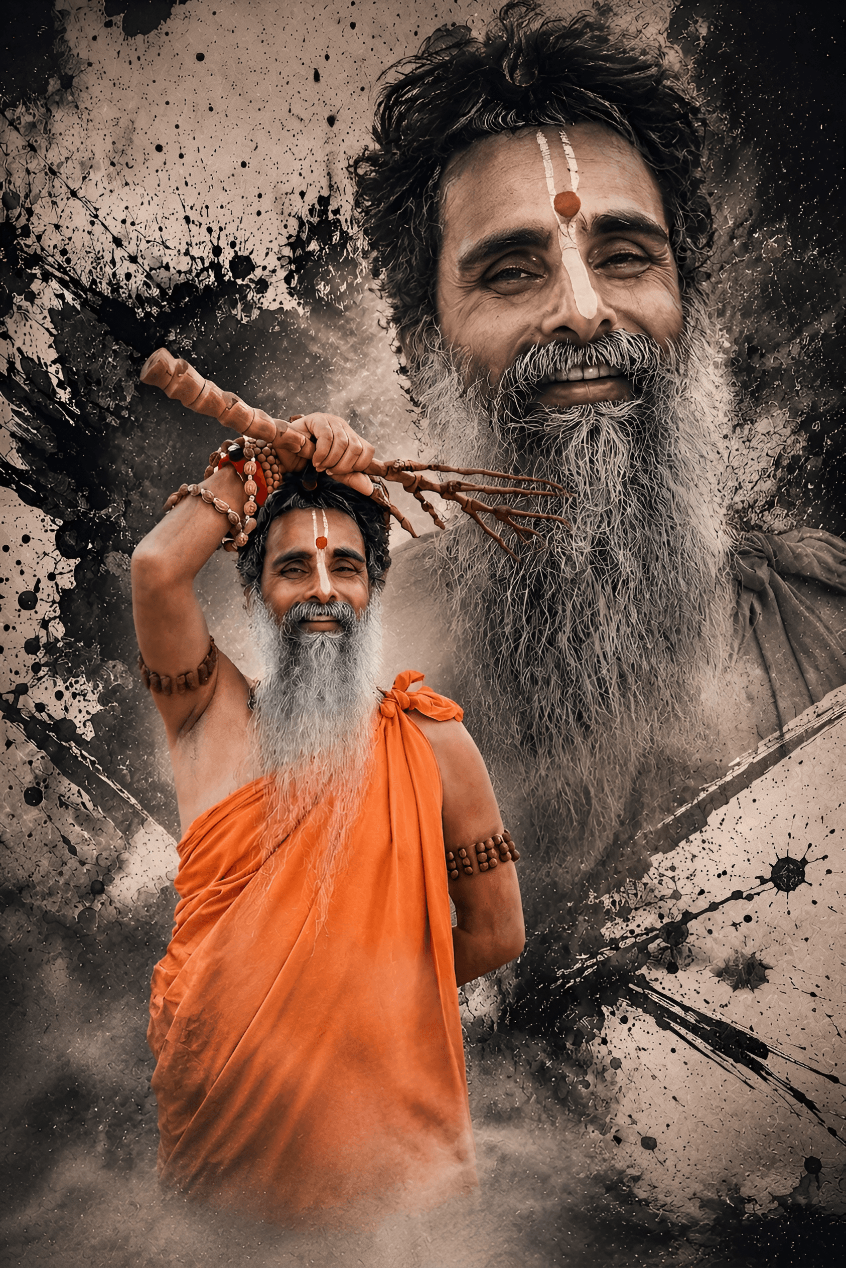 Enhance Spiritual Portrait Detail with AI | BgRemovit