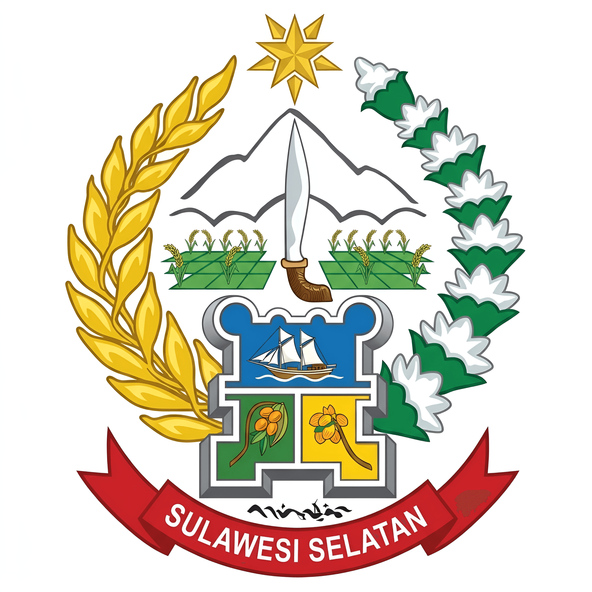 Upscale Sulawesi Selatan Crest | AI Image Enhancer