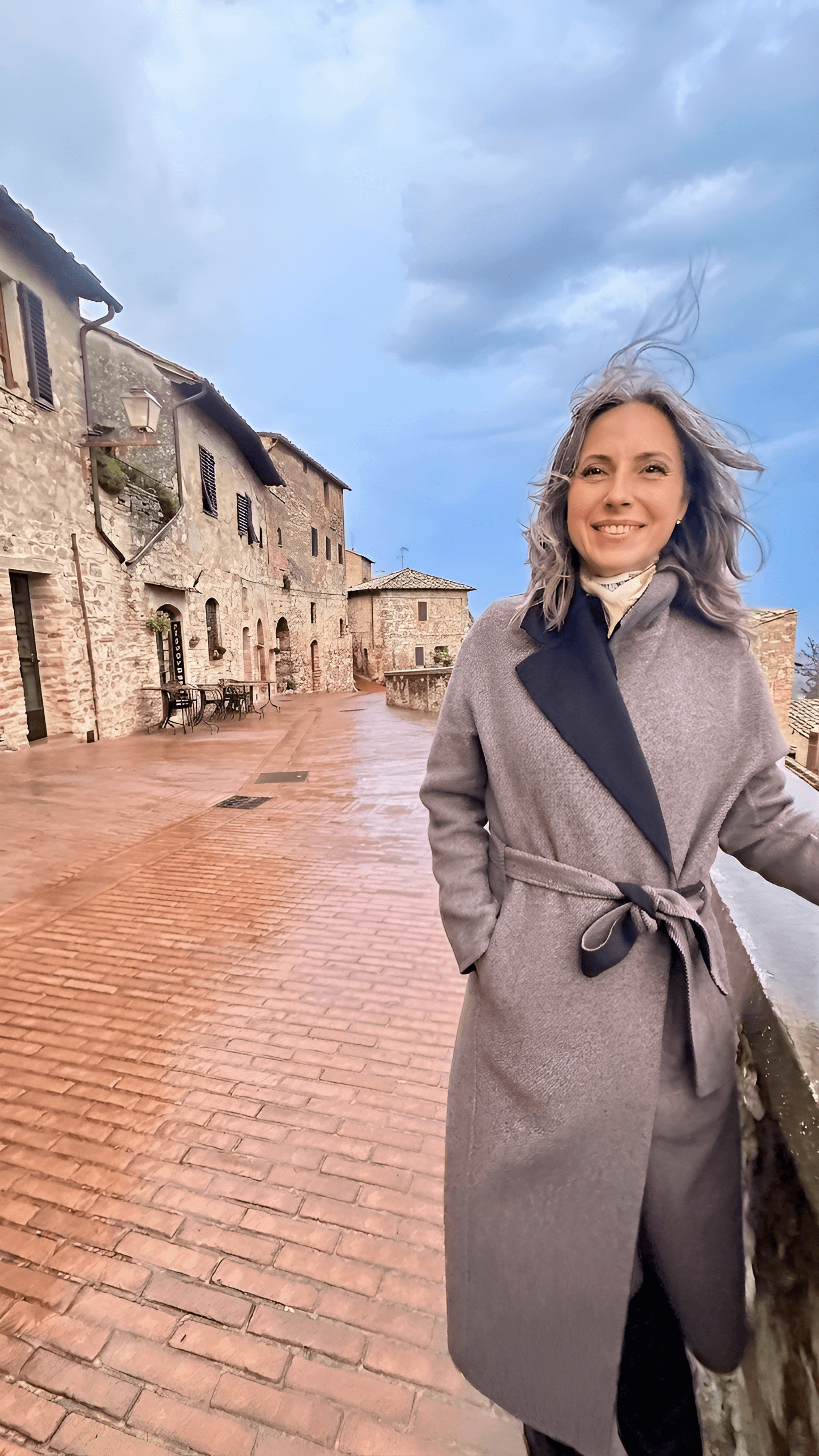 Enhance Travel Photo: Sharpen Italian Village Street Scene