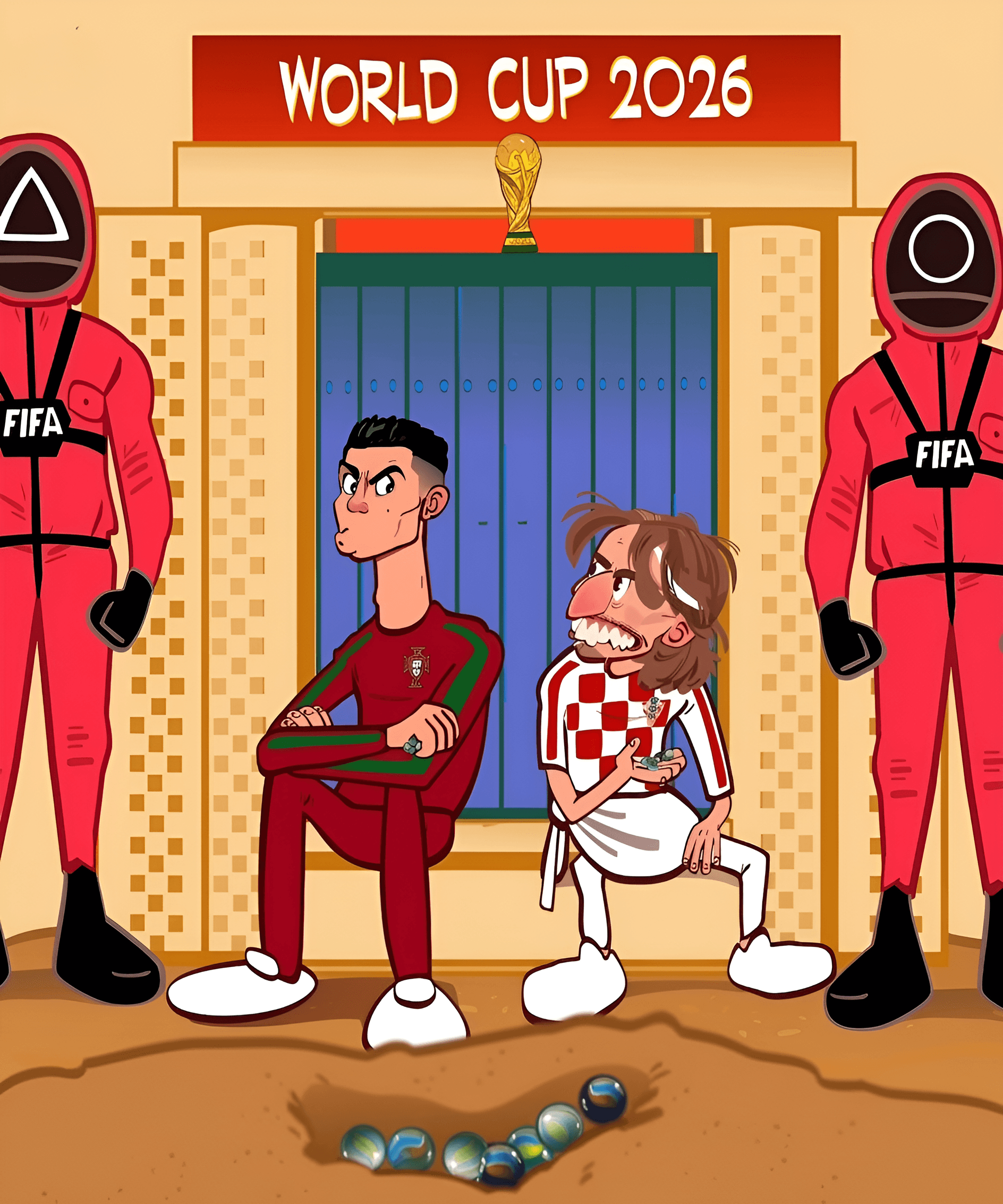 Enhance World Cup Cartoon Art with AI | BgRemovit
