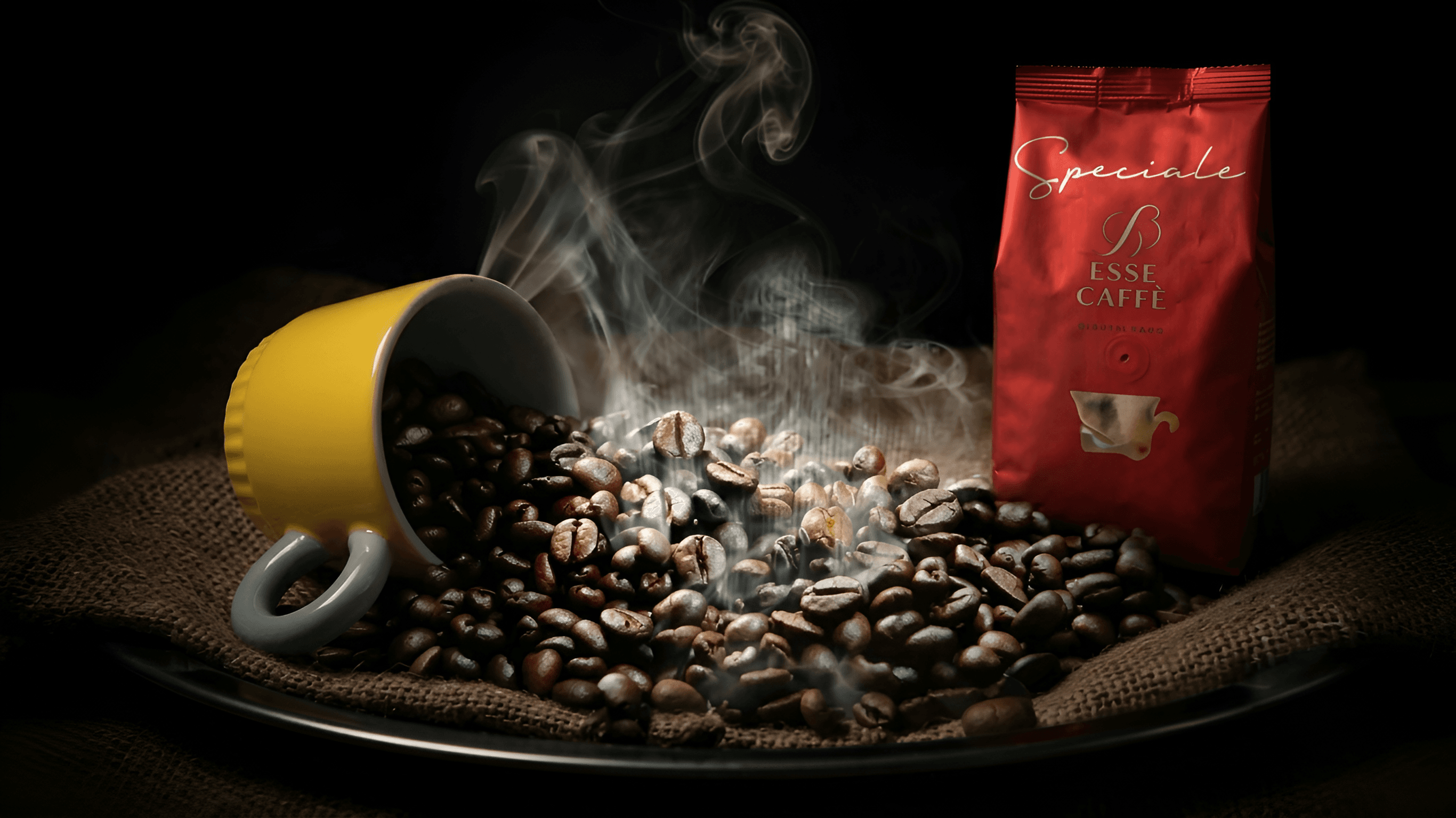 Enhanced Coffee Beans Photo | Sharper Product Photography