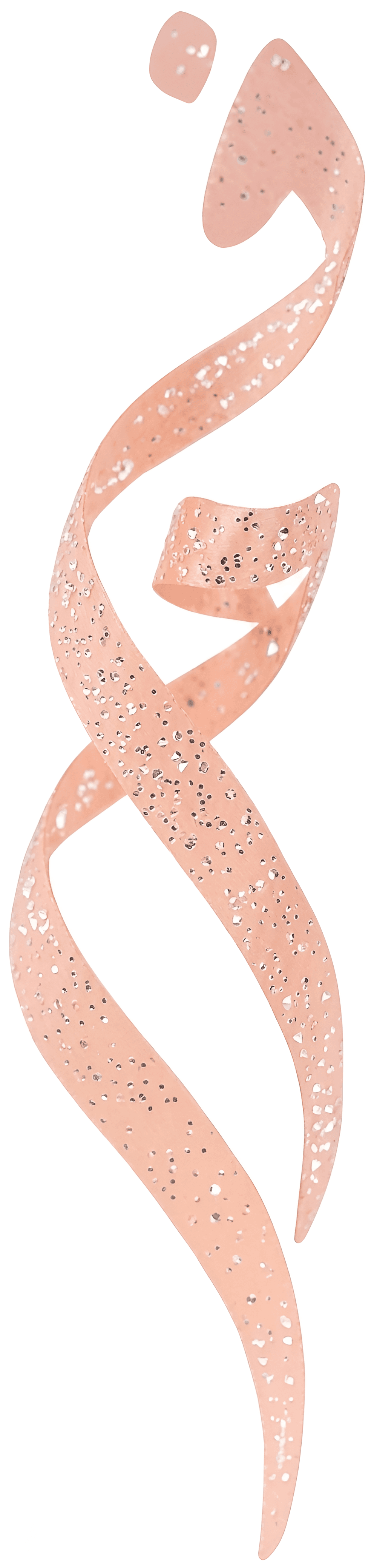 Enhanced Glitter Ribbon Swirl | AI Image Upscaling