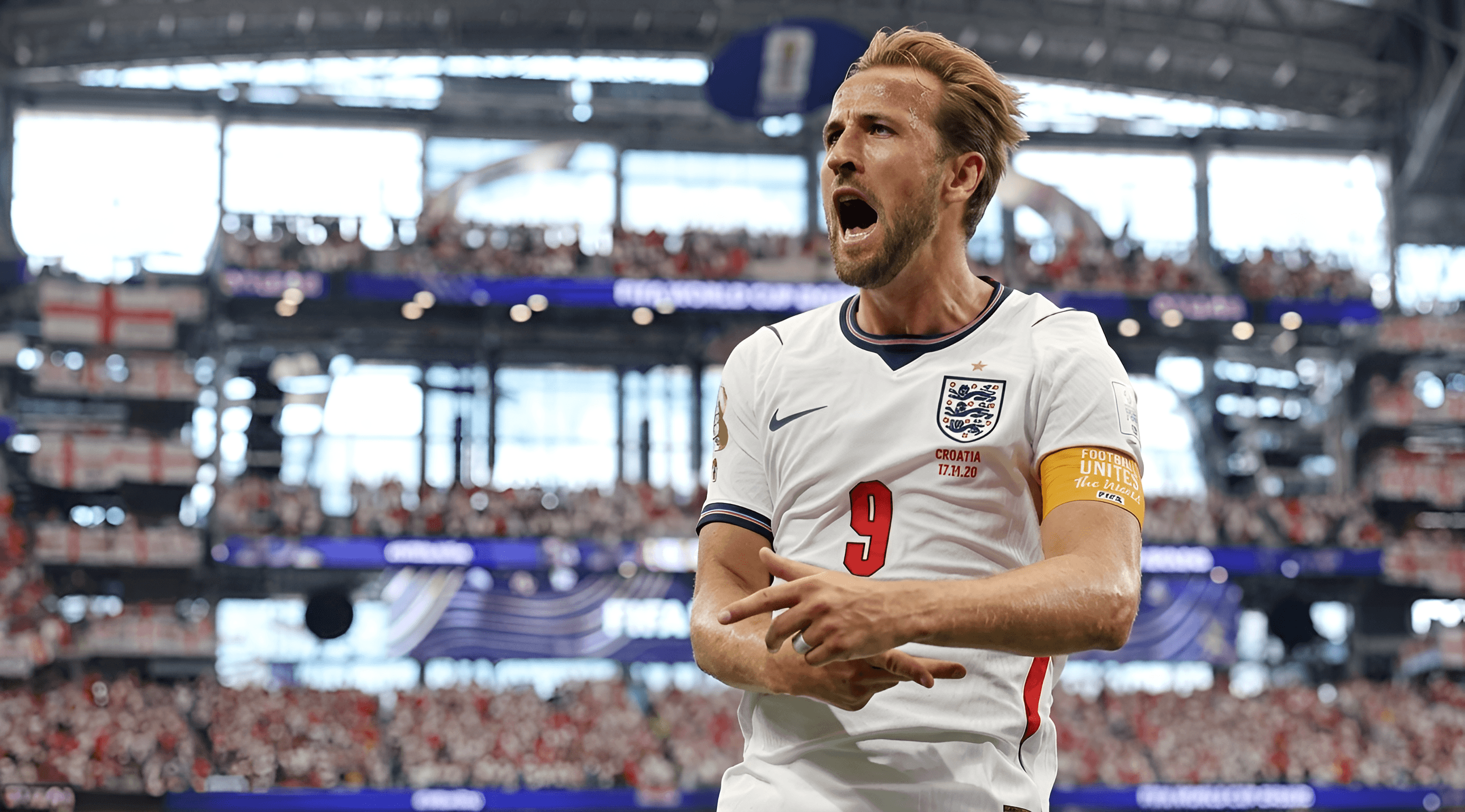 Enhance Harry Kane Football Photo | AI Upscaling & Sharpening